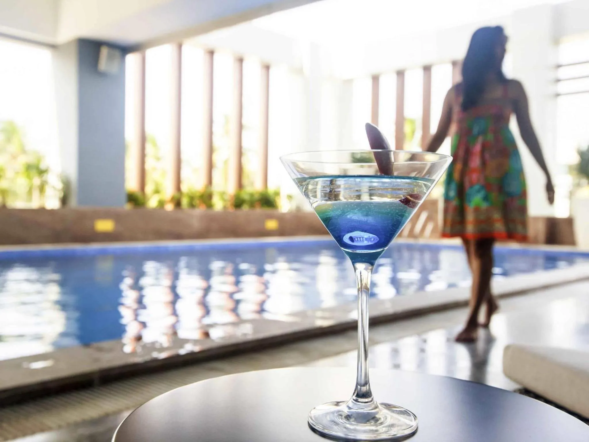 Pool view in Novotel Chennai Sipcot