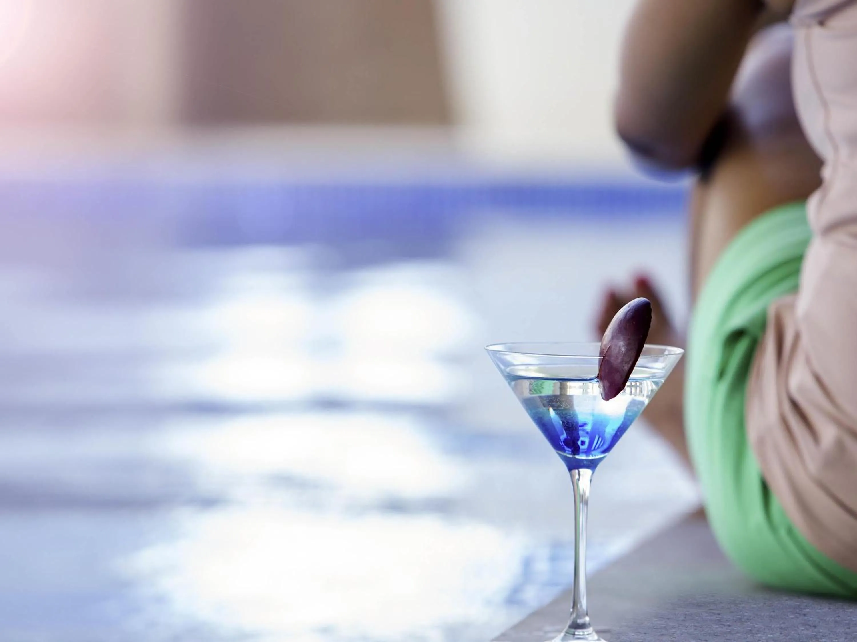 Pool view in Novotel Chennai Sipcot