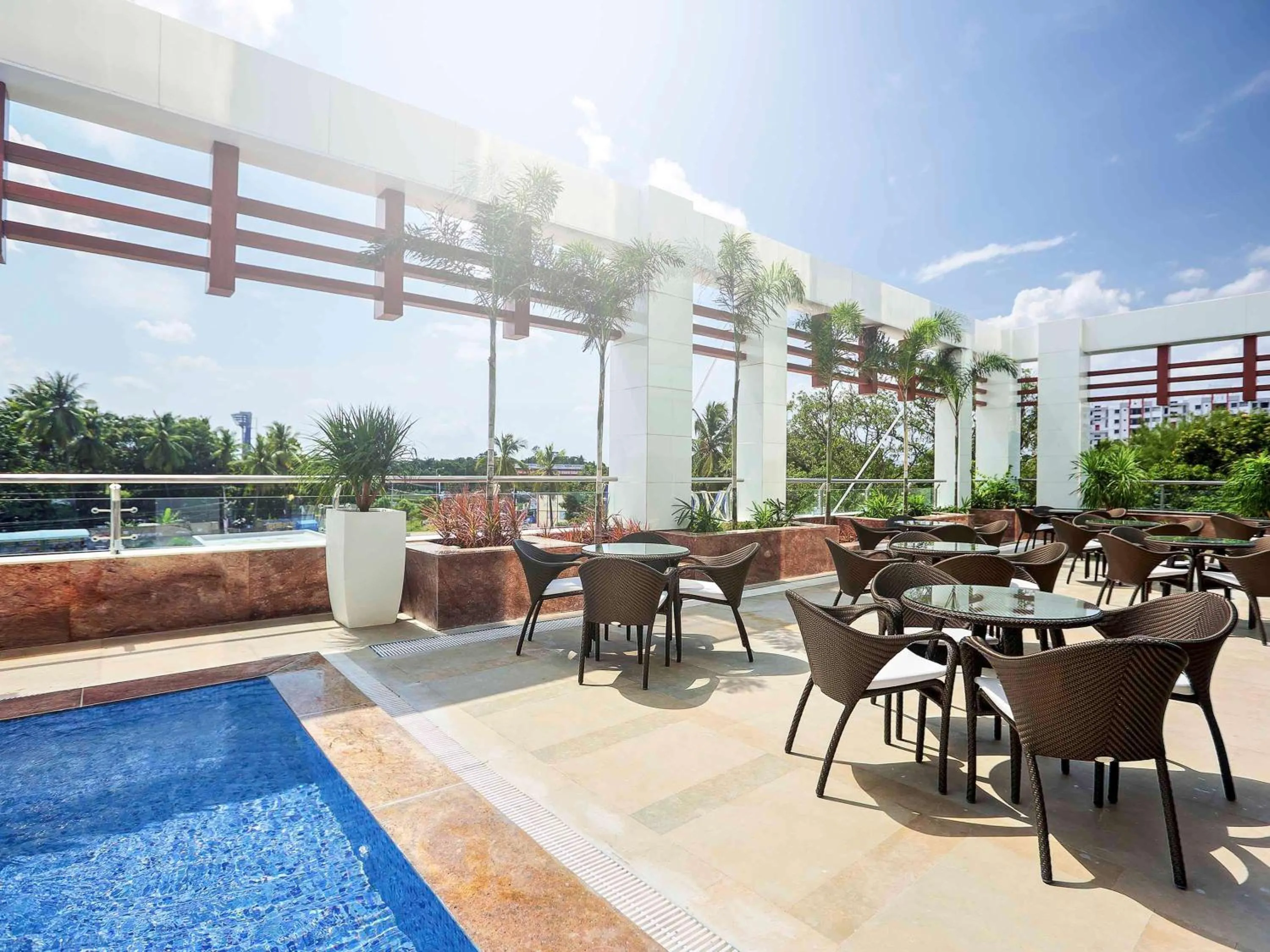 On site in Novotel Chennai Sipcot