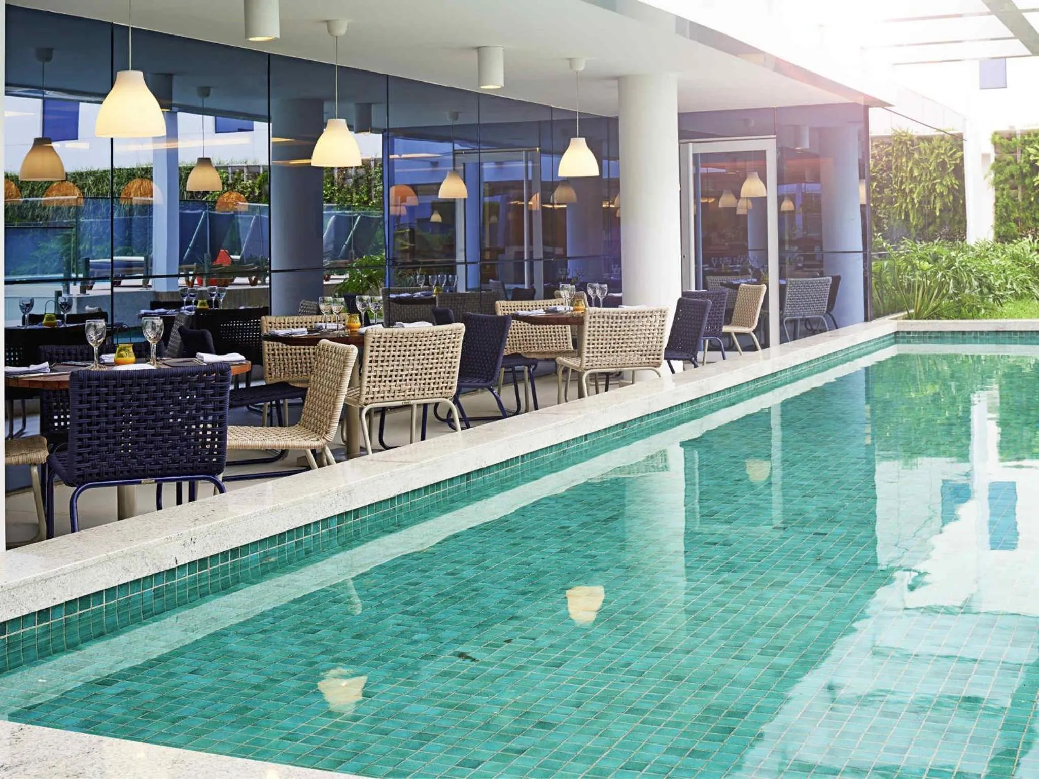 Pool view in Novotel Rio de Janeiro Parque Olimpico