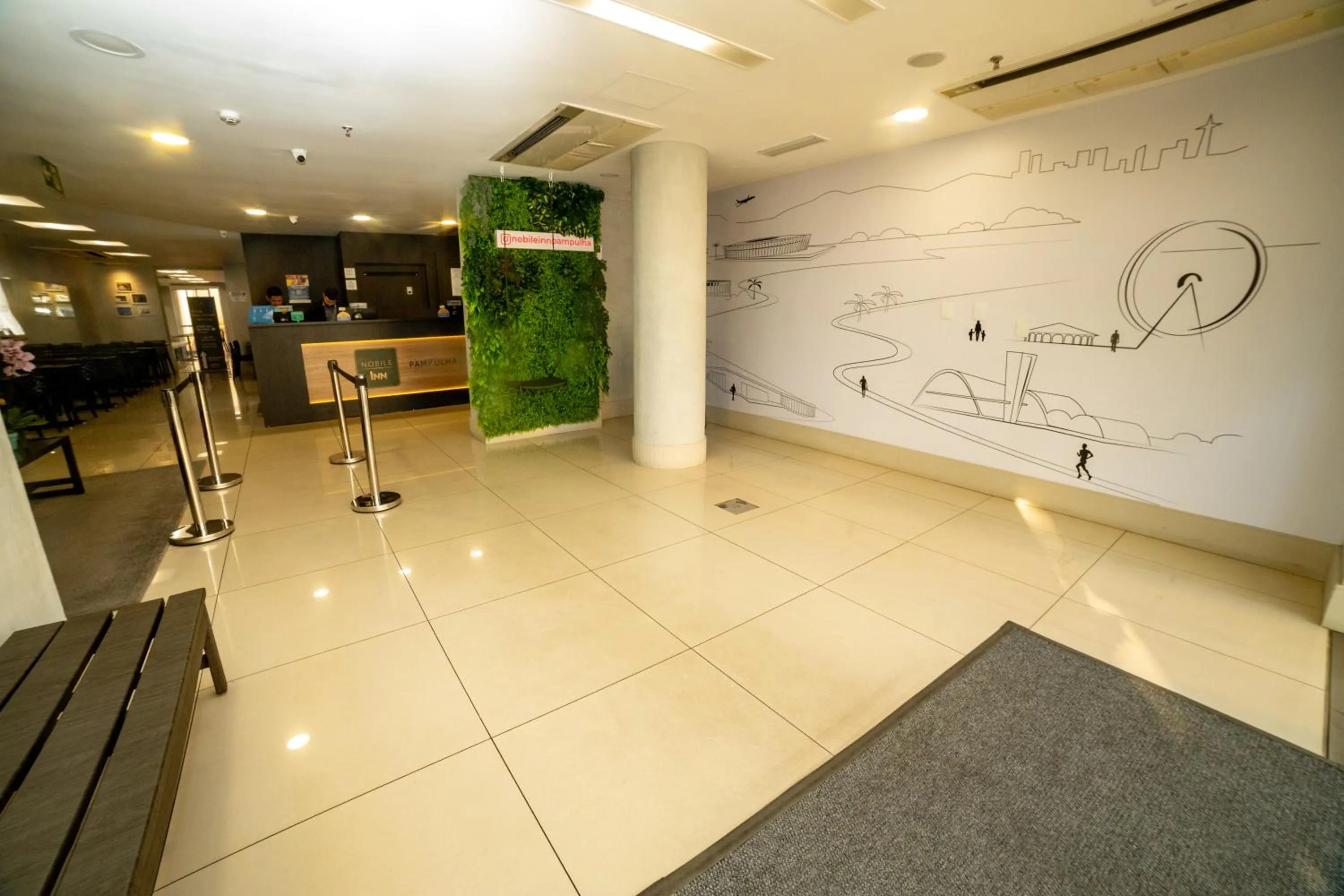 Lobby or reception in Nobile Inn Pampulha