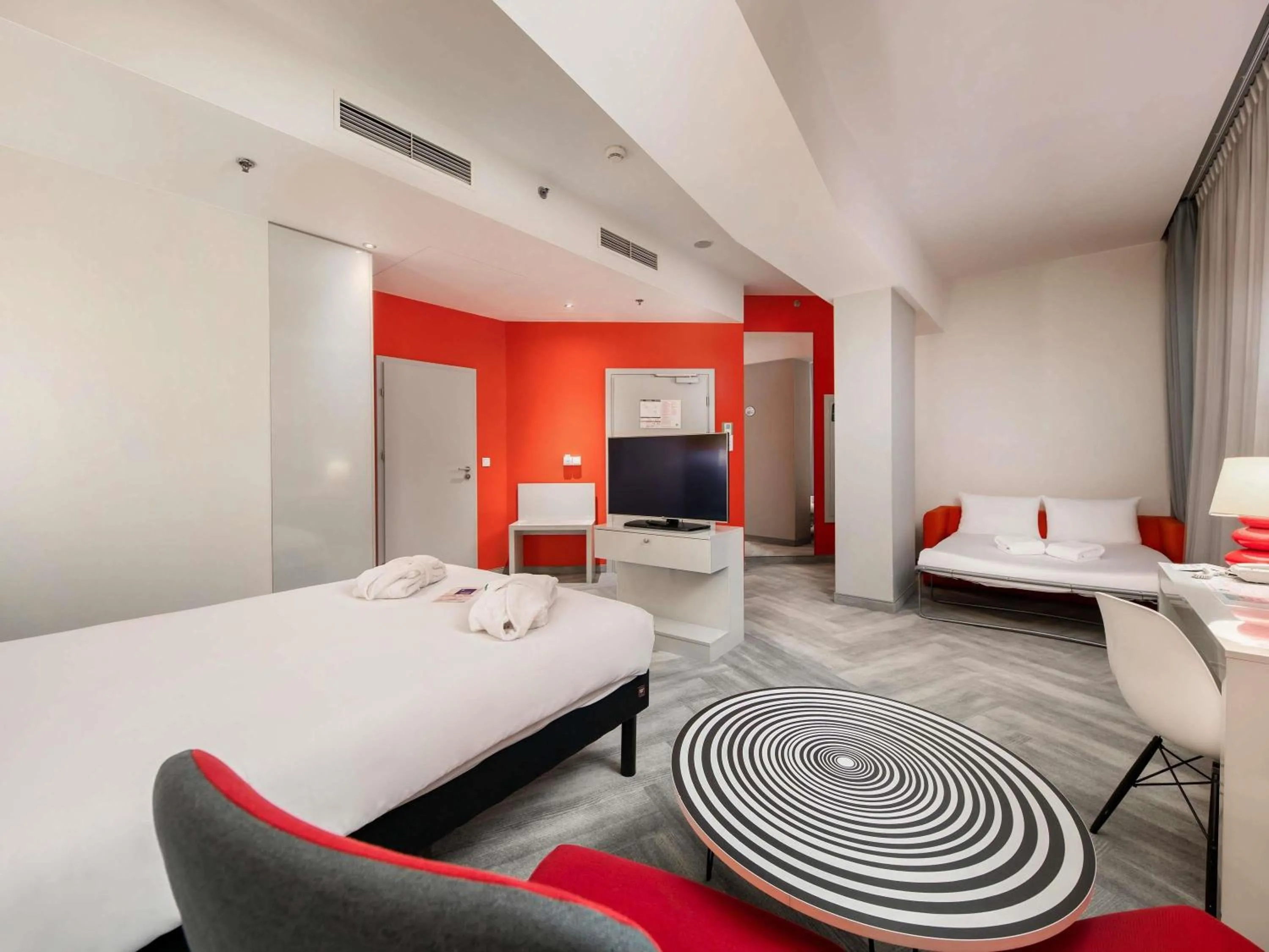 Bedroom, Bed in Ibis Styles Wroclaw Centrum