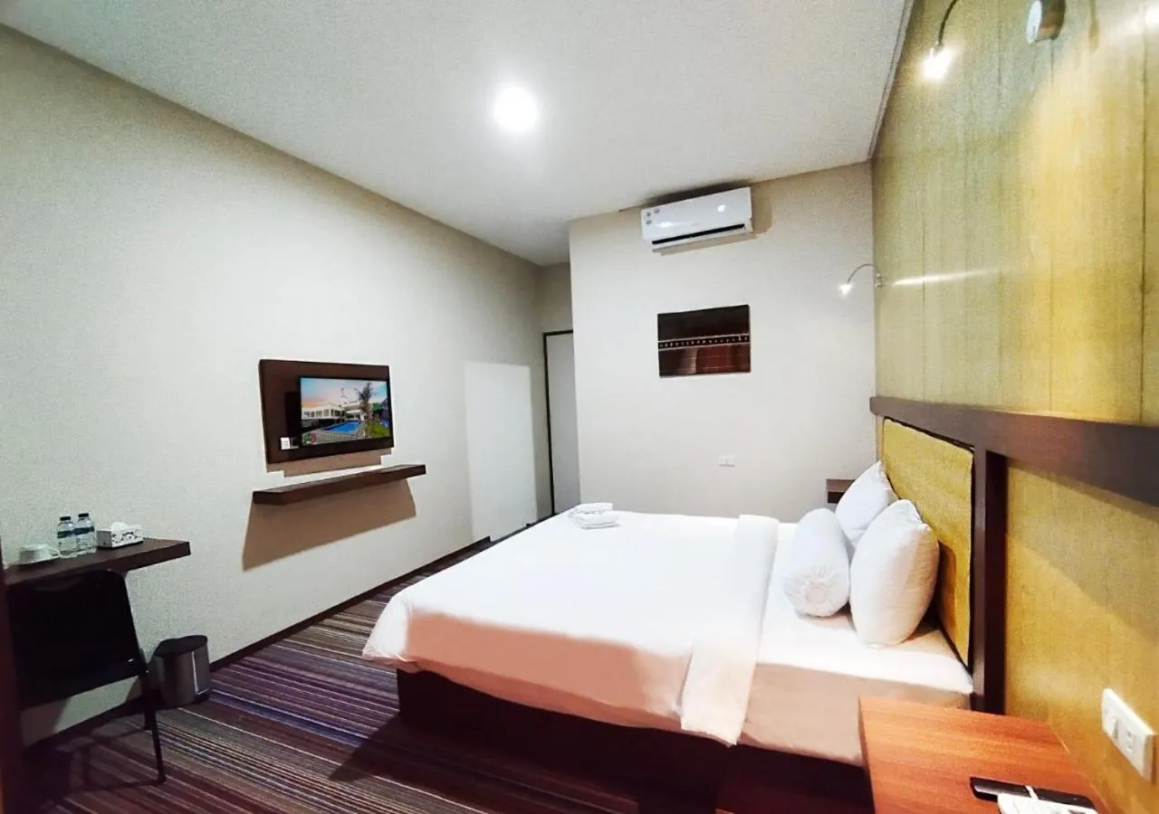 Bedroom, Bed in Hotel Syariah GS Lampung Culture, Bandar Lampung