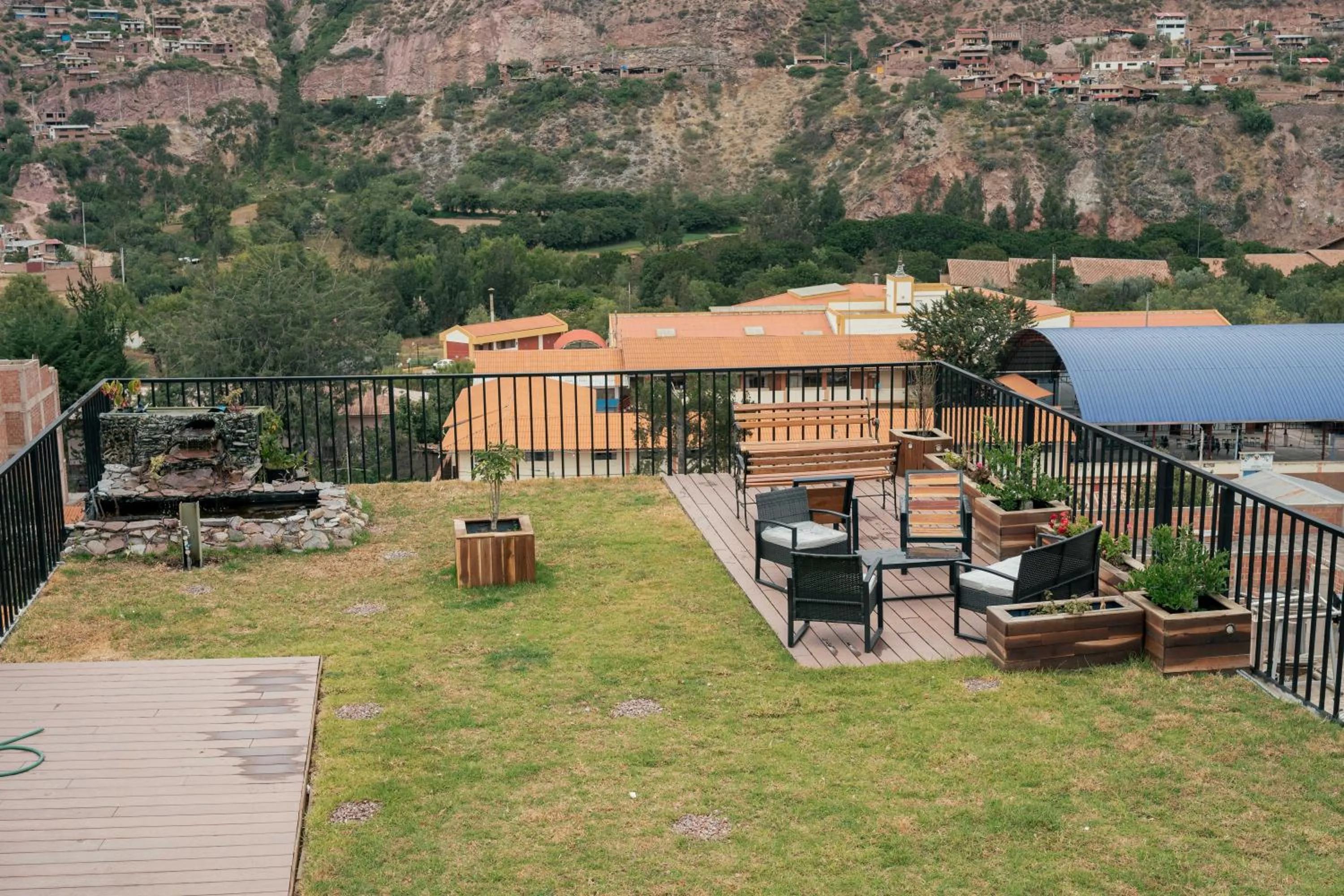 Garden in Hotel California Urubamba