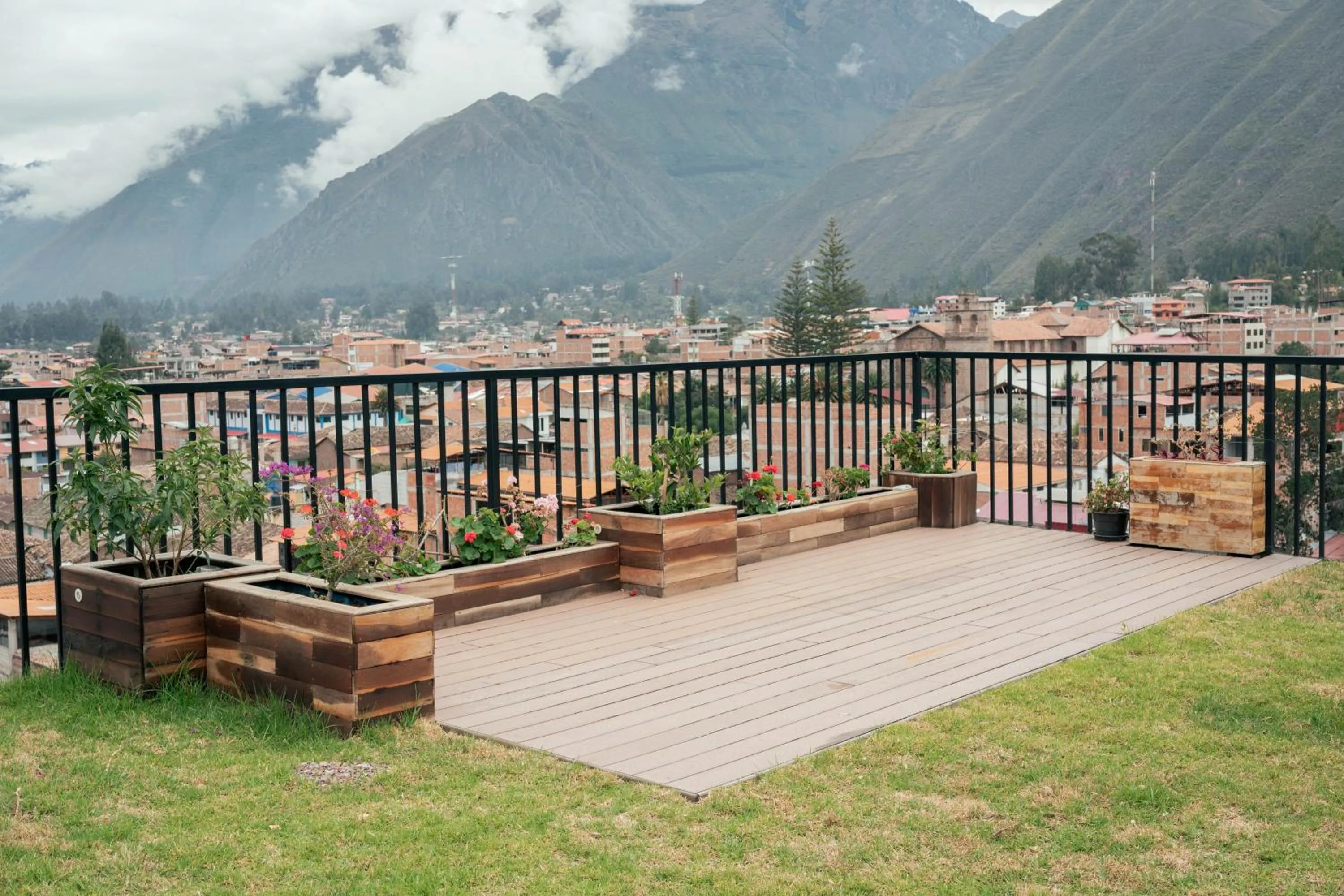 Garden in Hotel California Urubamba