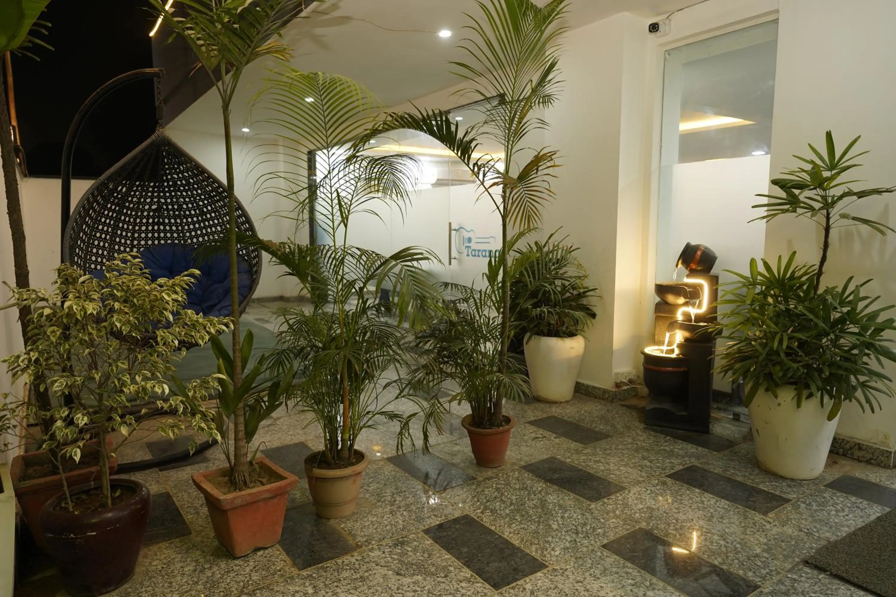 Garden view in Posh Garden Inn Artemis Hospital Road Gurgaon