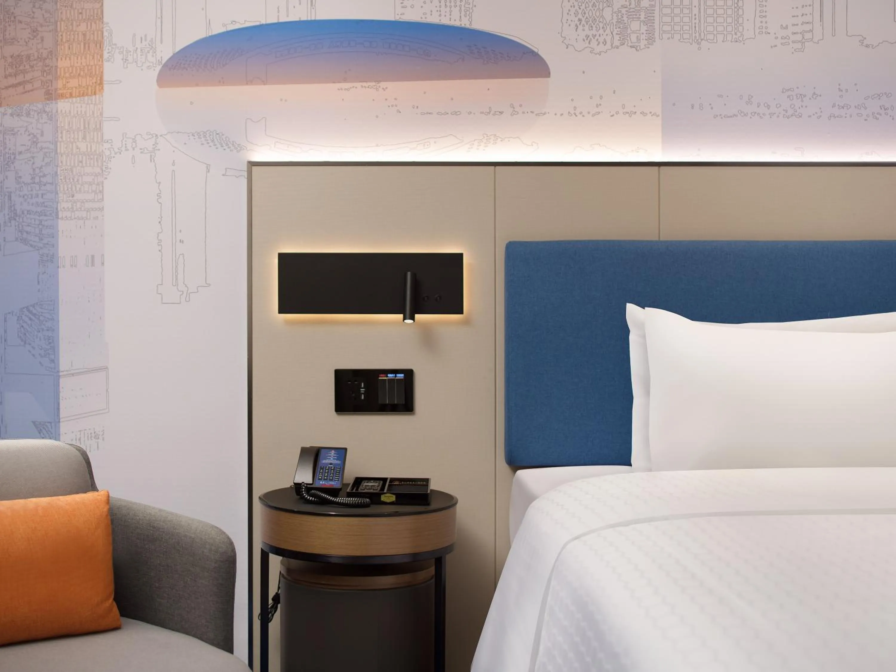 Bed in Hampton by Hilton Shenzhen Bao'an Airport