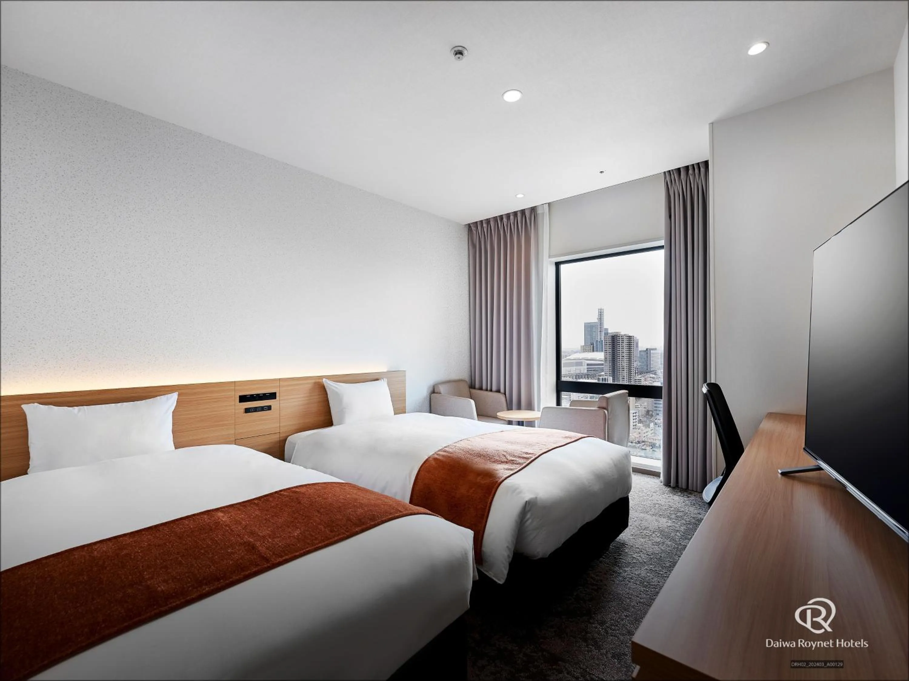 Bed in Daiwa Roynet Hotel Omiya-nishiguchi