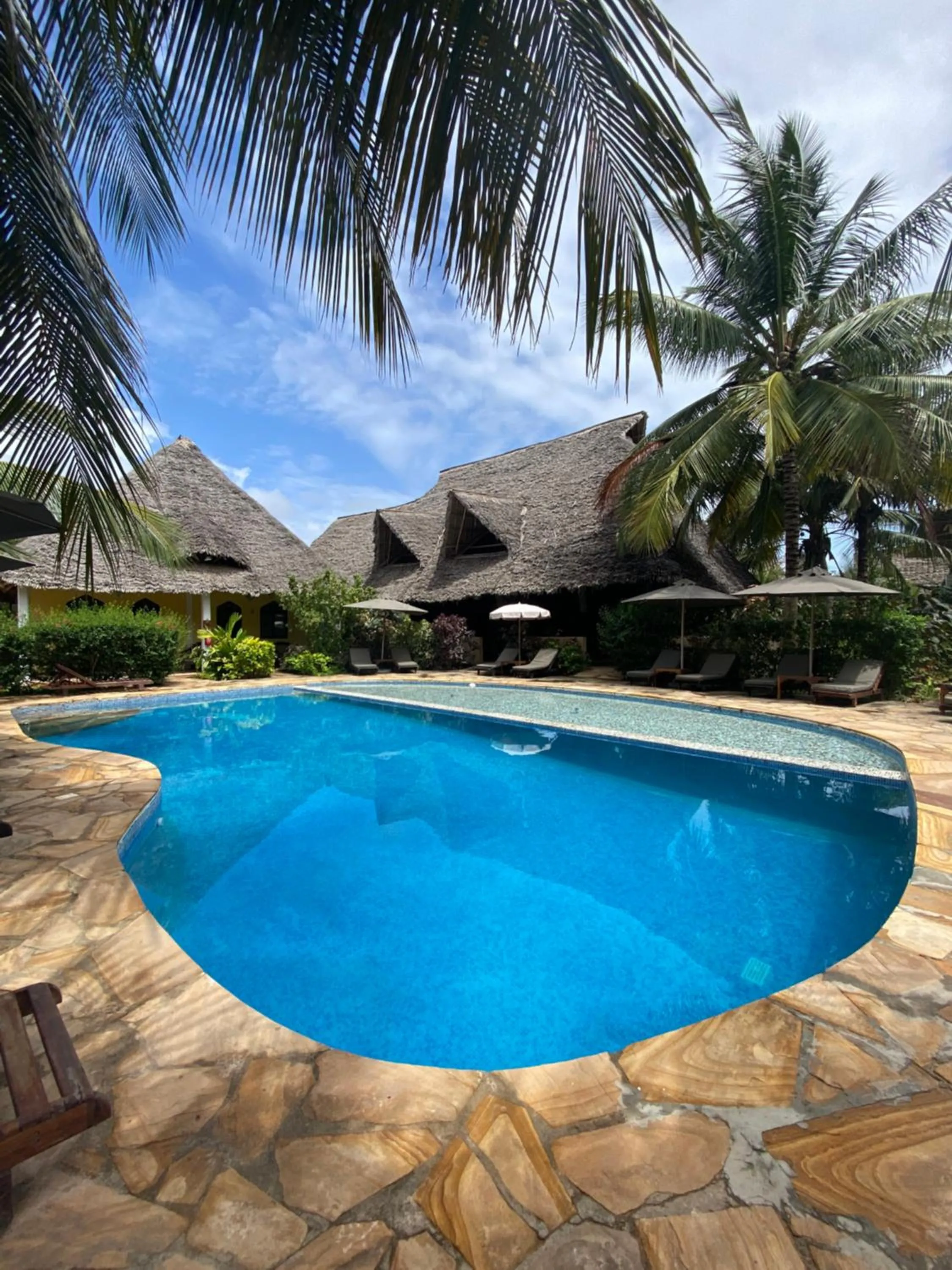 Pool view in Kiwengwa Bungalow Boutique Resort
