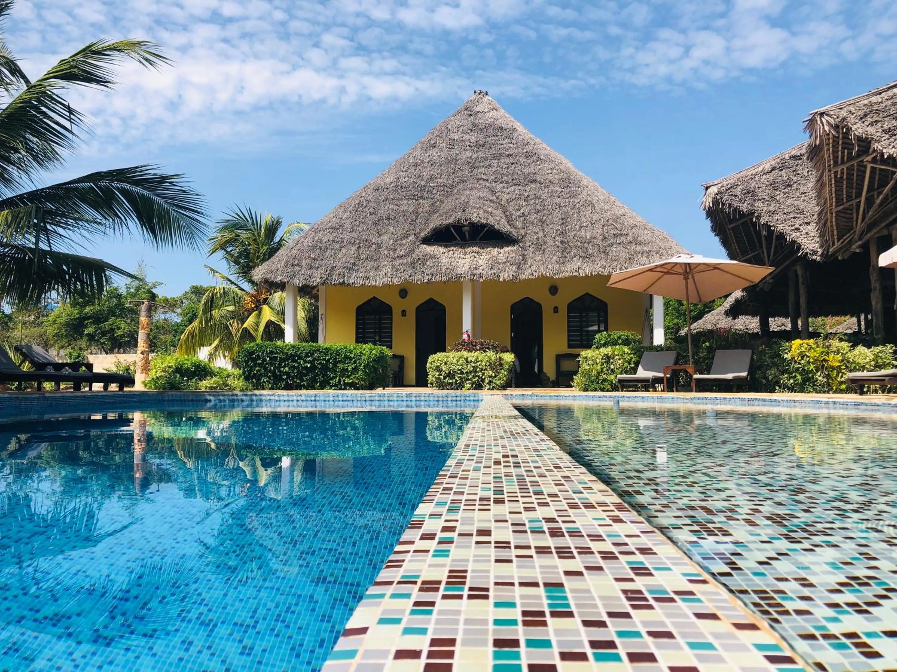 Pool view in Kiwengwa Bungalow Boutique Resort
