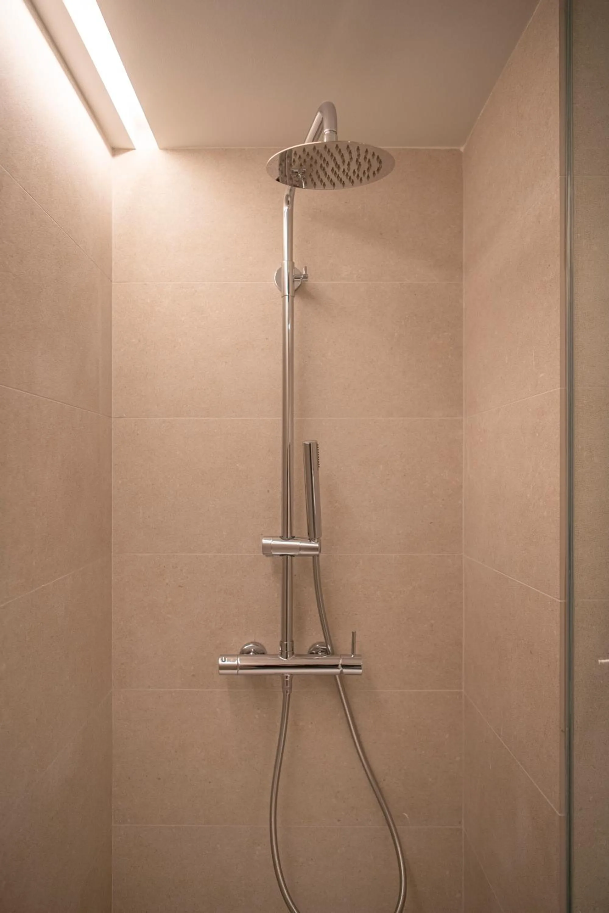 Shower in APARTAMENTS LA CARPA