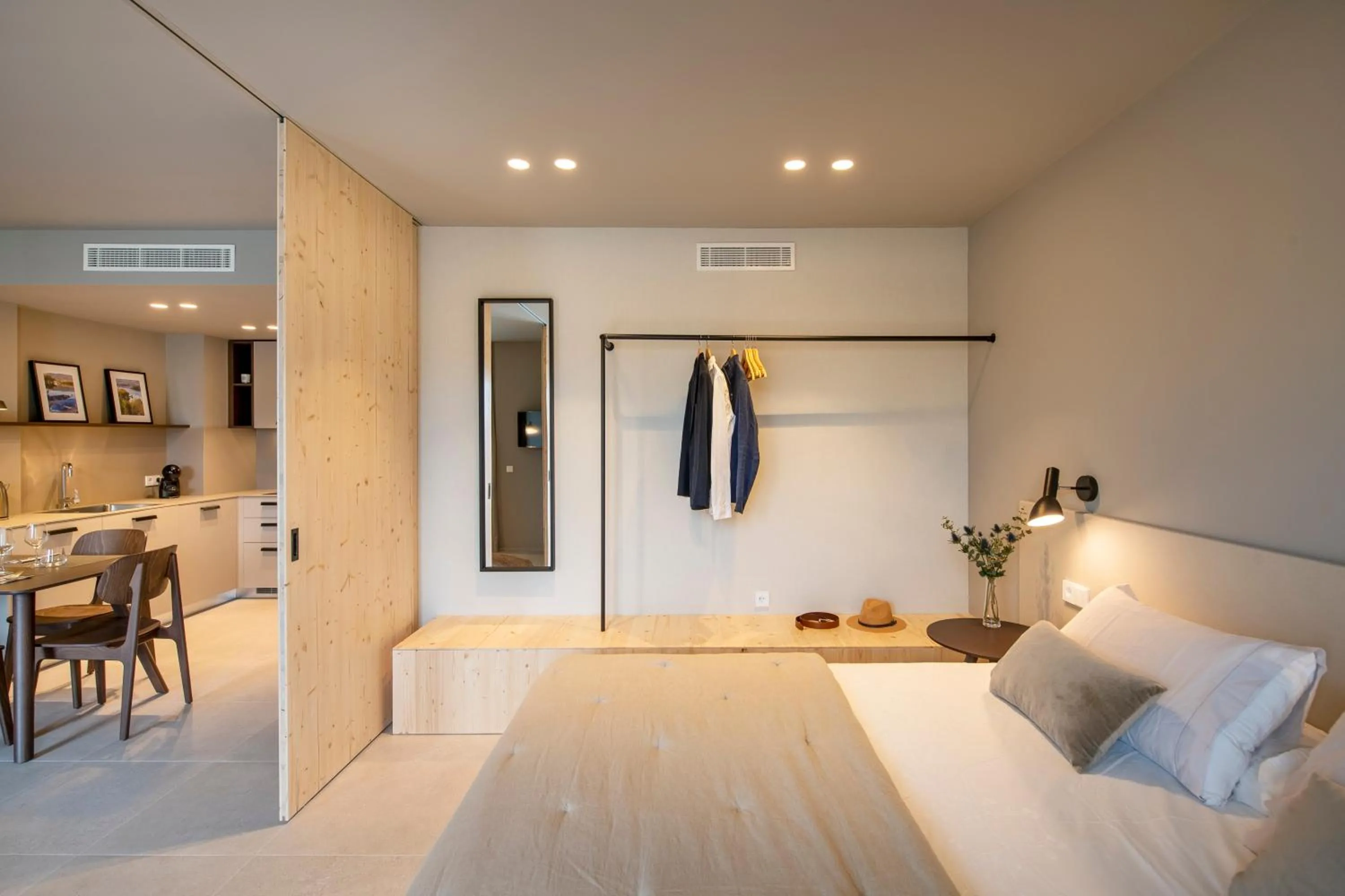Bed in APARTAMENTS LA CARPA