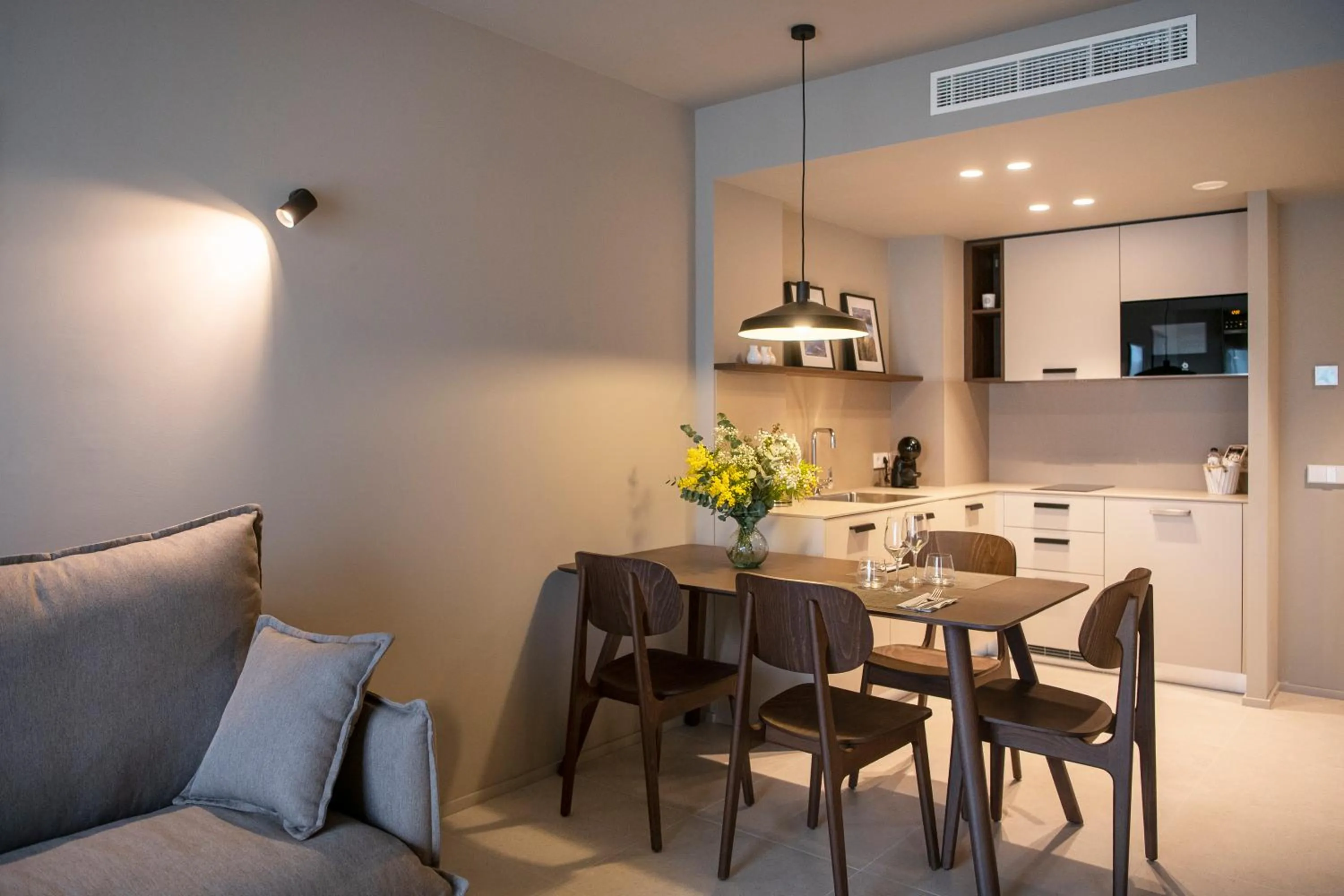 Seating area in APARTAMENTS LA CARPA