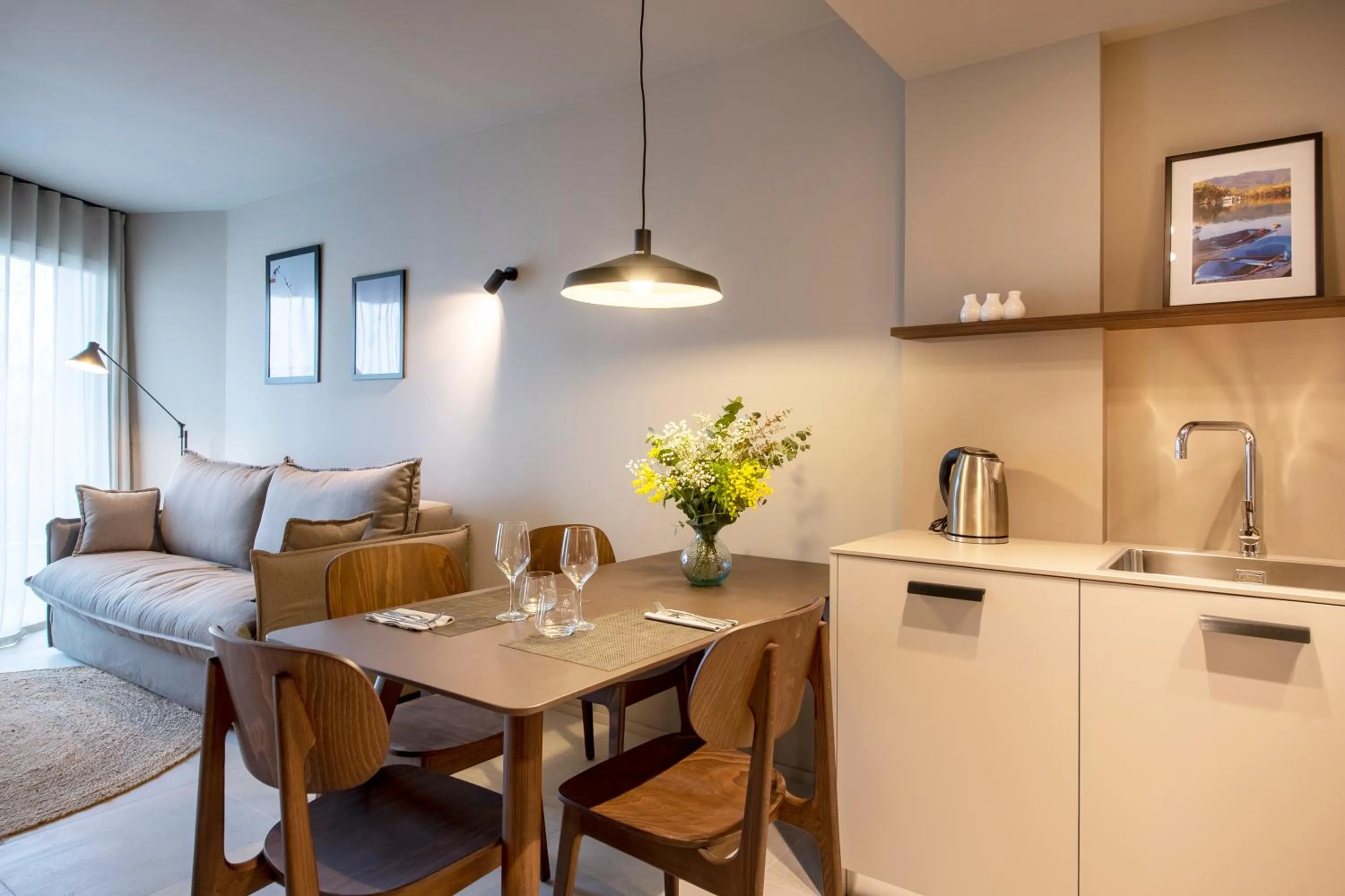 Kitchen or kitchenette in APARTAMENTS LA CARPA