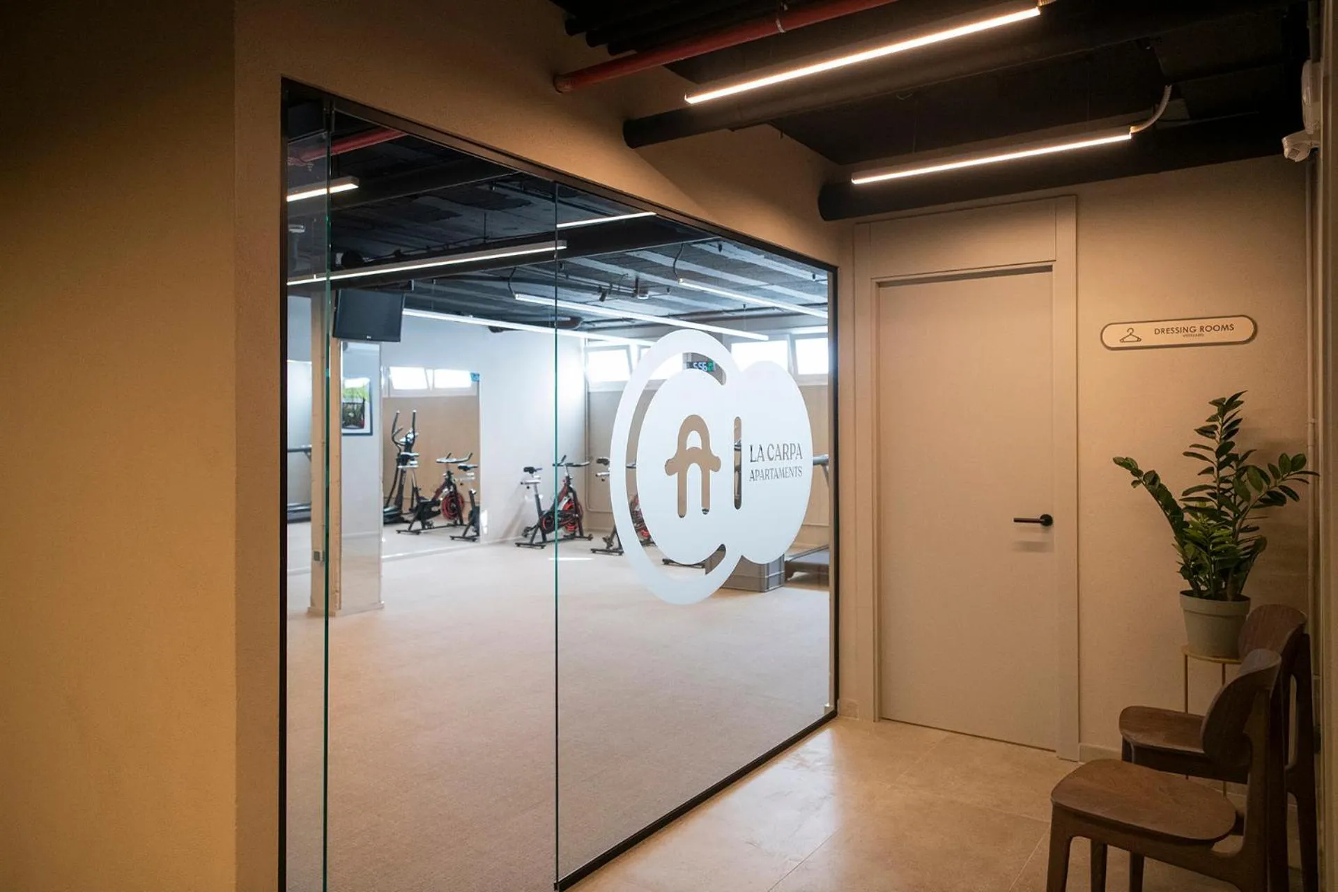 Fitness centre/facilities in APARTAMENTS LA CARPA