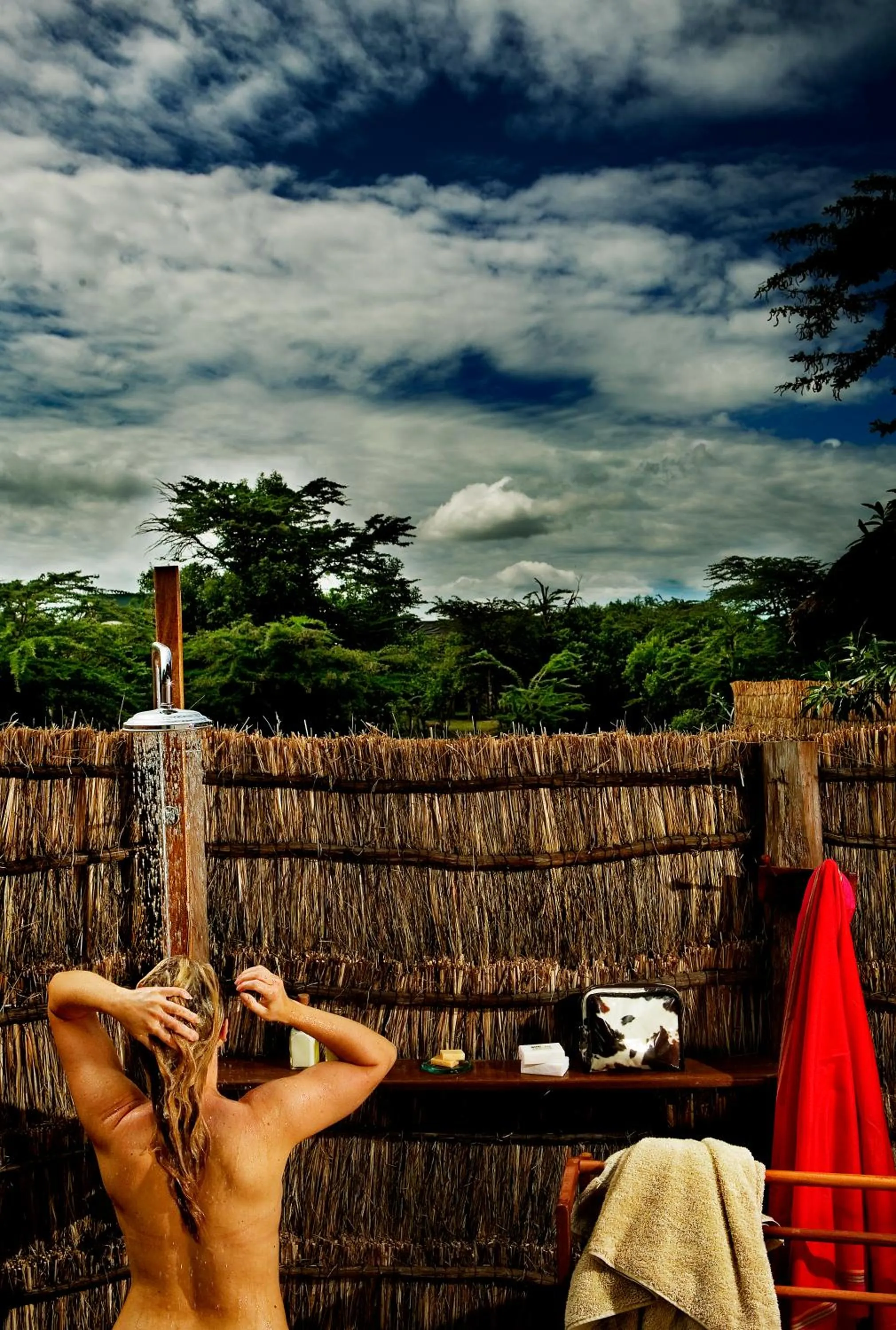 Guests in Karen Blixen Camp Masai Mara