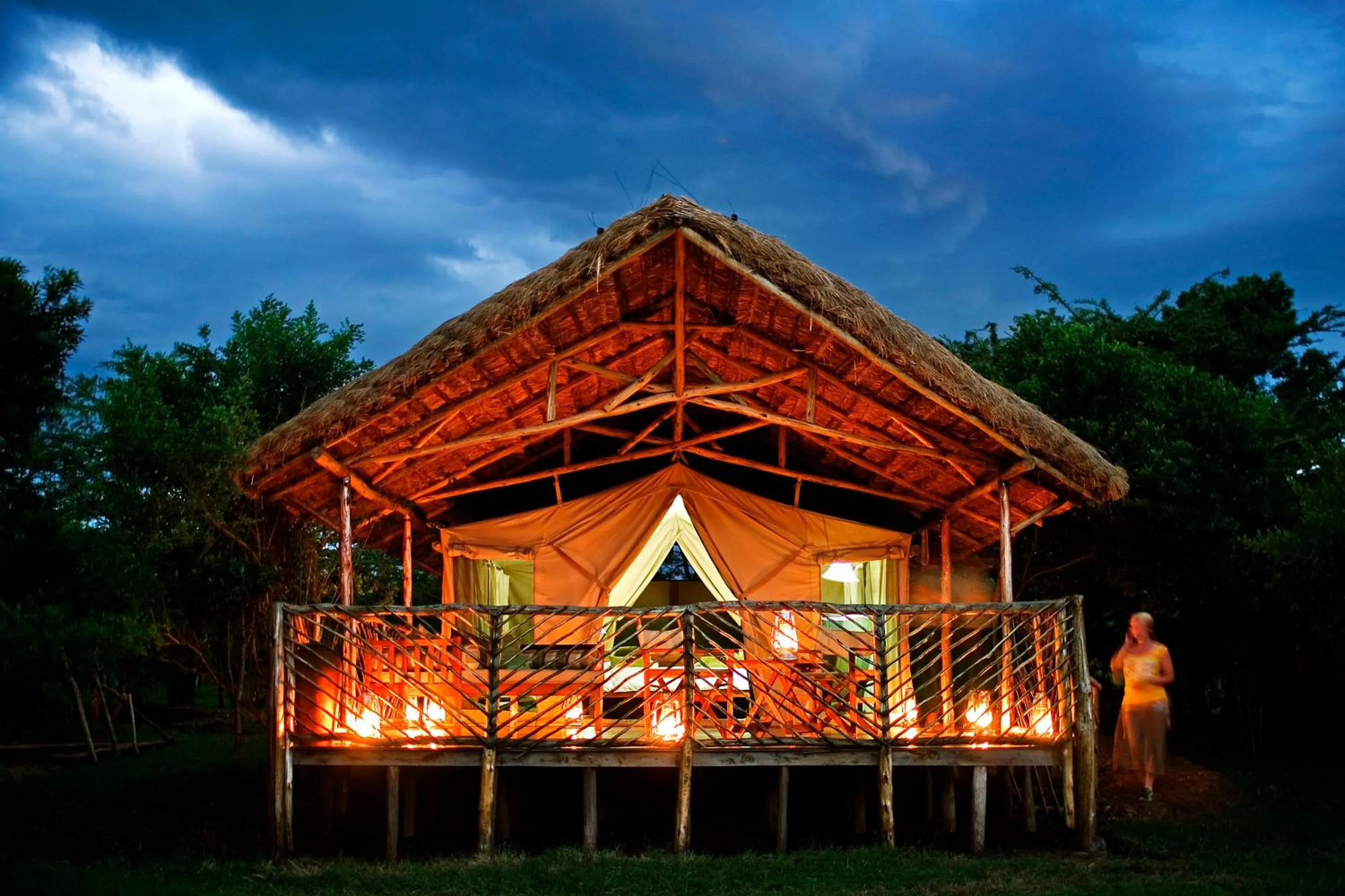 Property building in Karen Blixen Camp Masai Mara