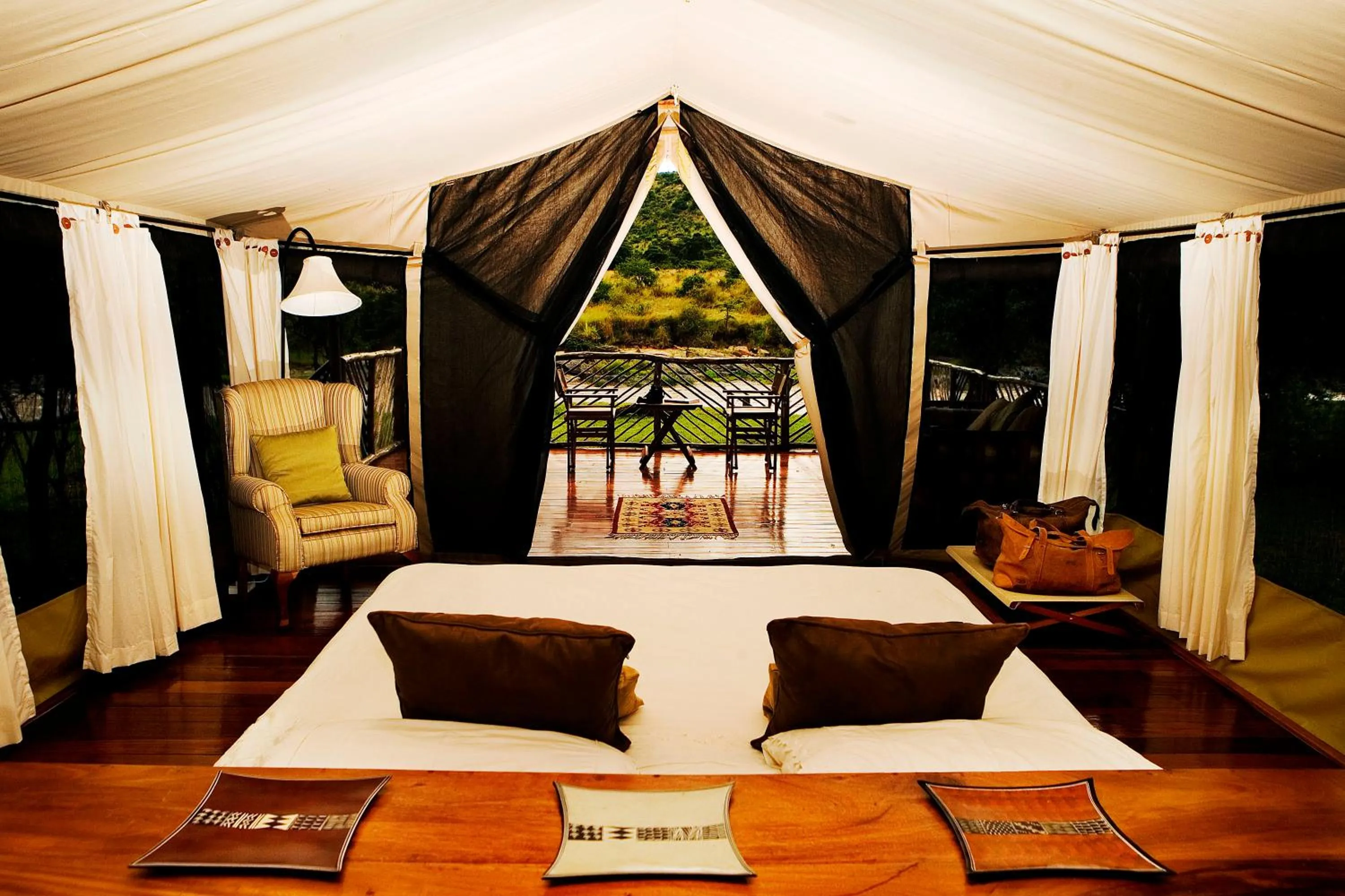 Photo of the whole room in Karen Blixen Camp Masai Mara
