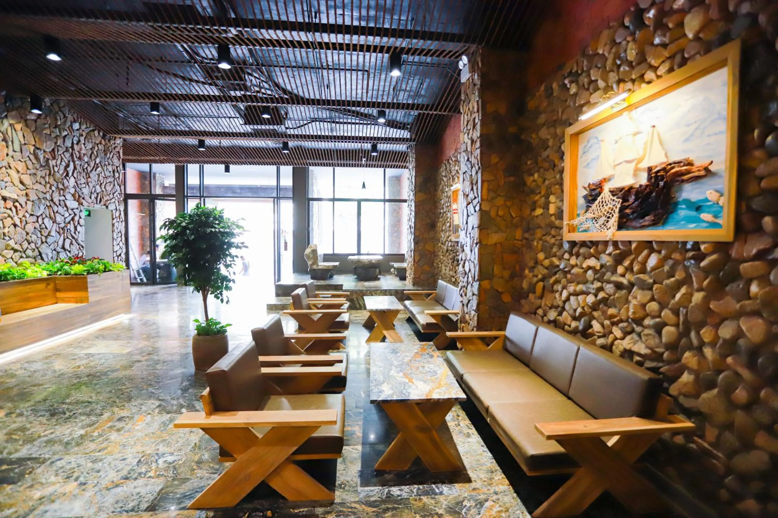 Seating area in Rustic Hotel Quy Nhon Powered by ASTON