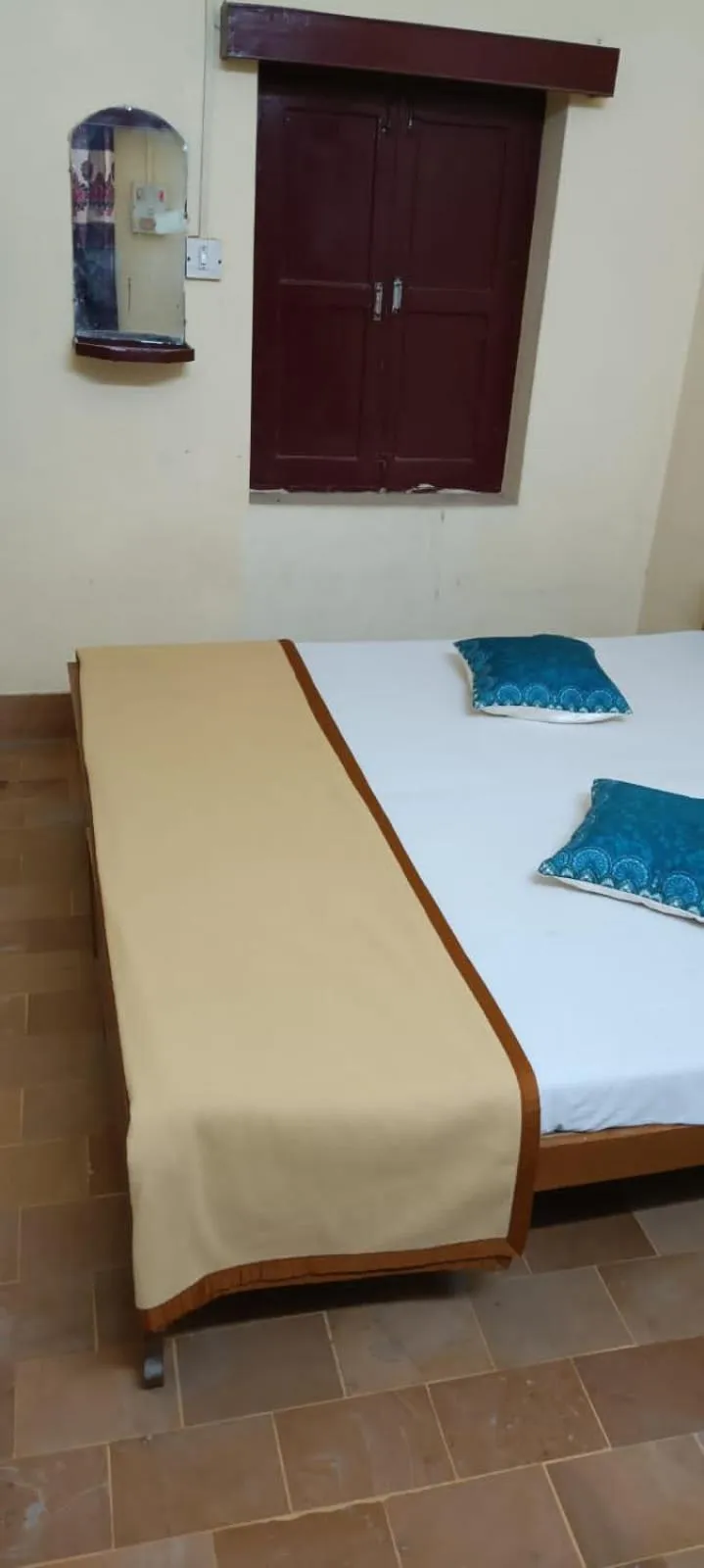 Bed in Hotel Raj Jaisalmer