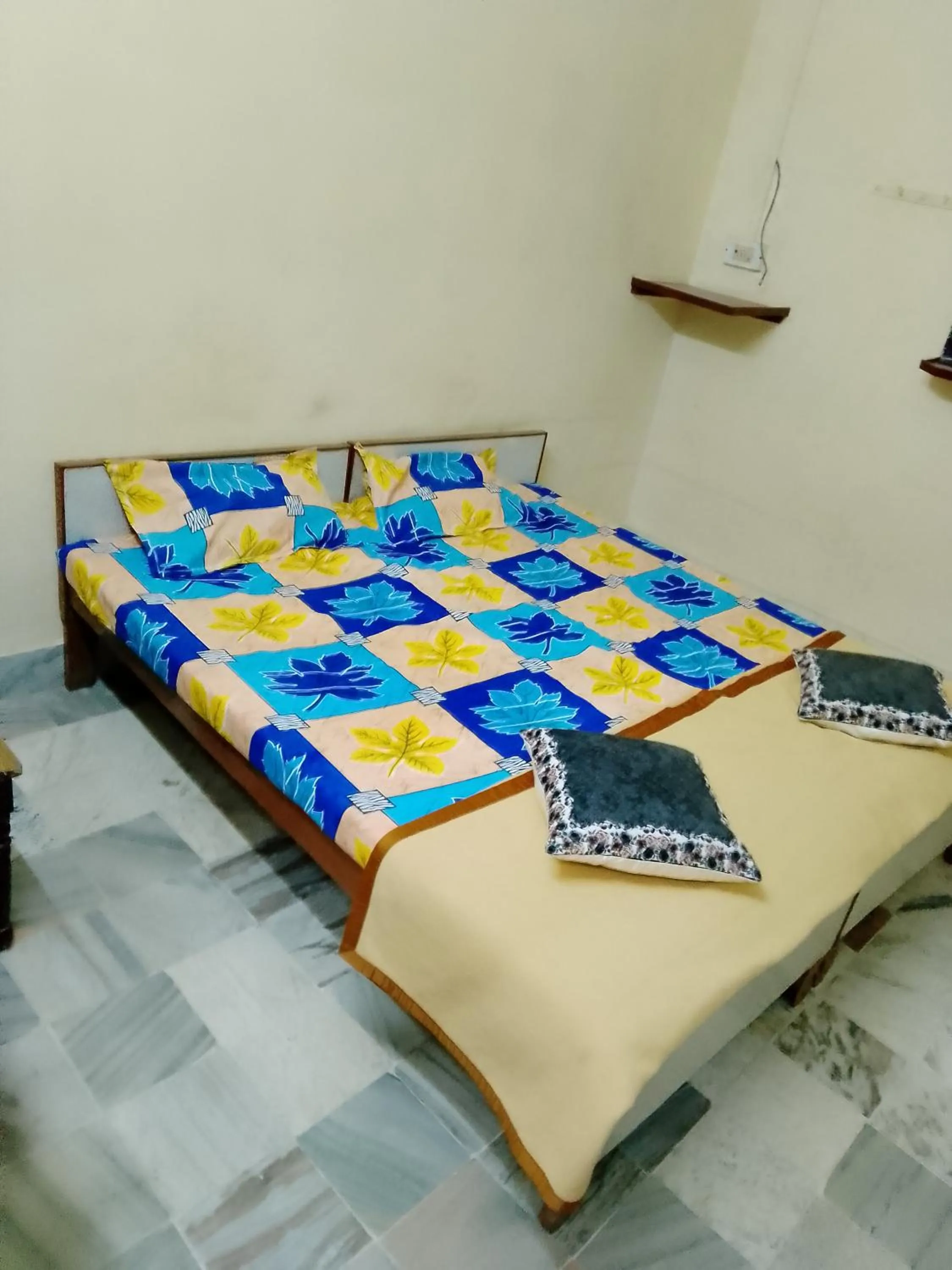 Bed in Hotel Raj Jaisalmer