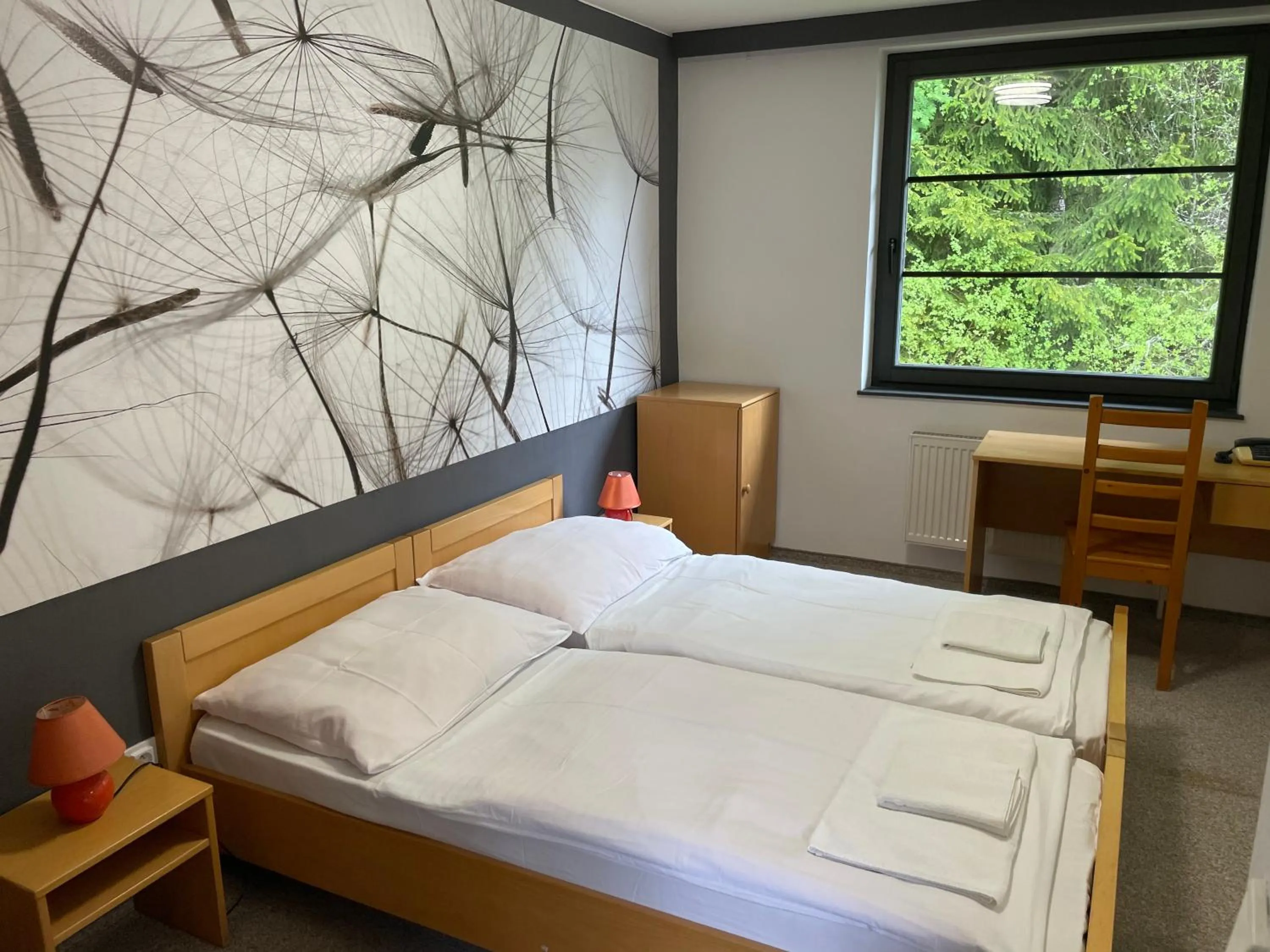 Bed in Hotel Bohemia