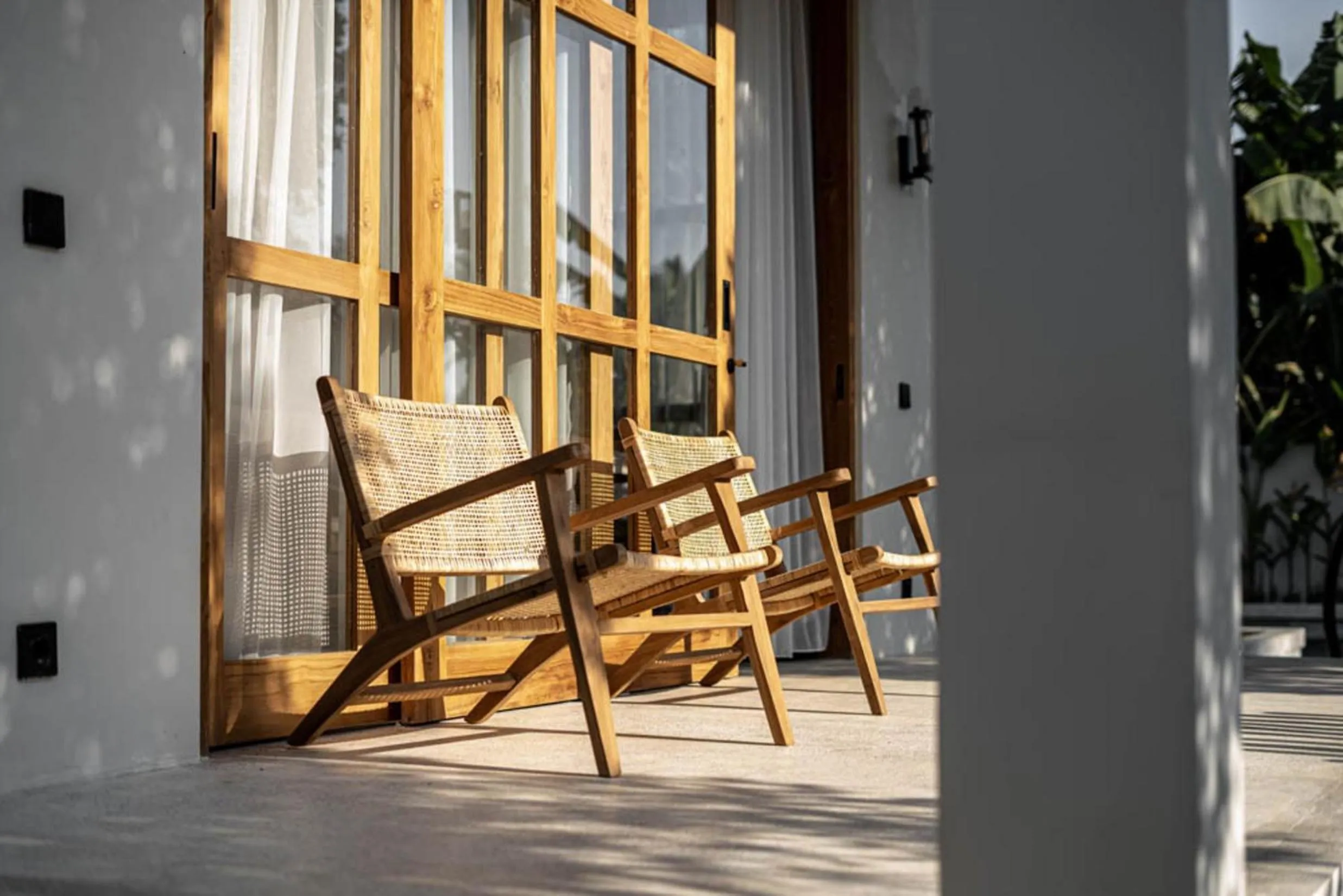 Balcony/Terrace in Semiramida Villa by EVDEkimi - Elegant 2BR with Pool, Open-air bath, Patio