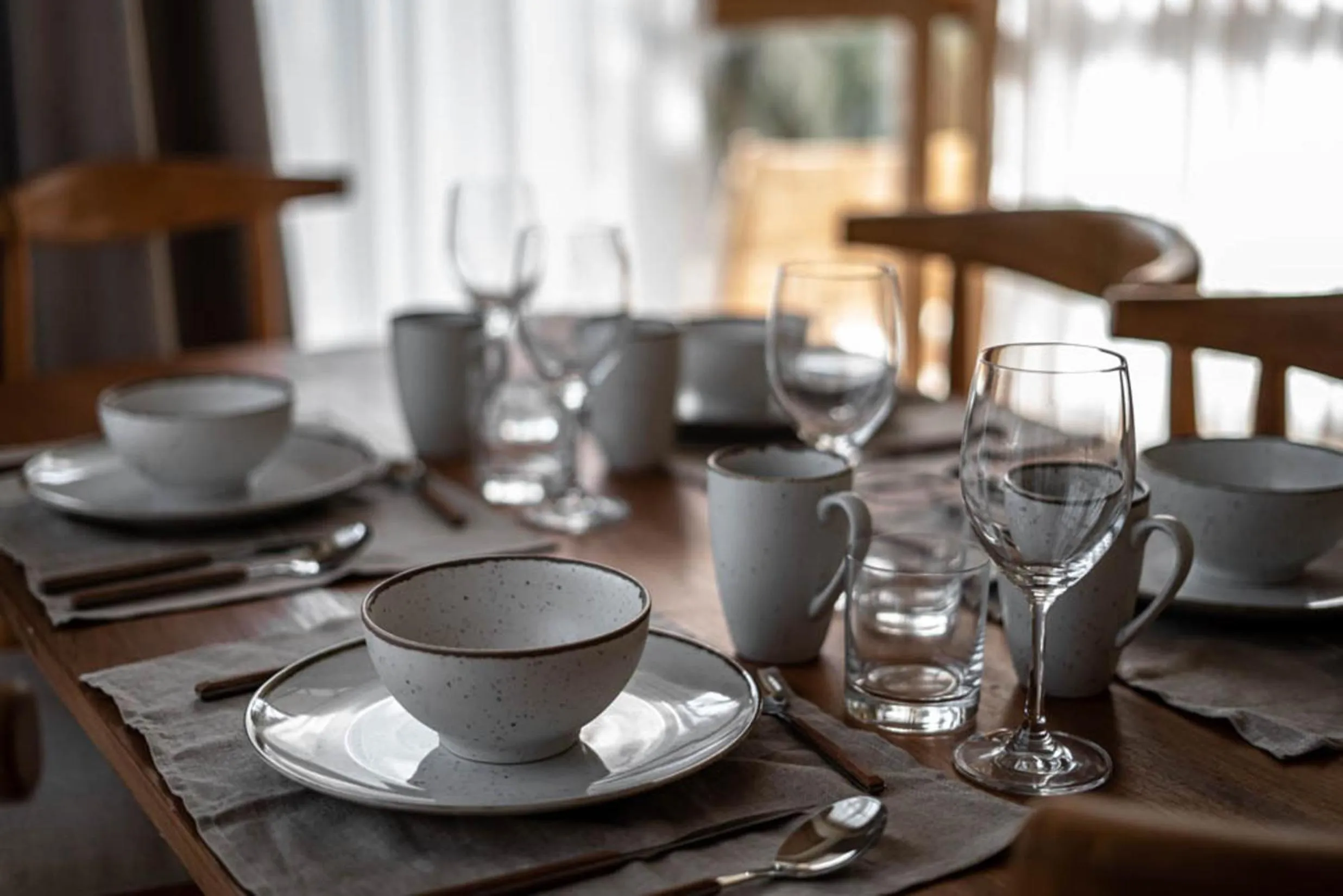 Dining area in Semiramida Villa by EVDEkimi - Elegant 2BR with Pool, Open-air bath, Patio