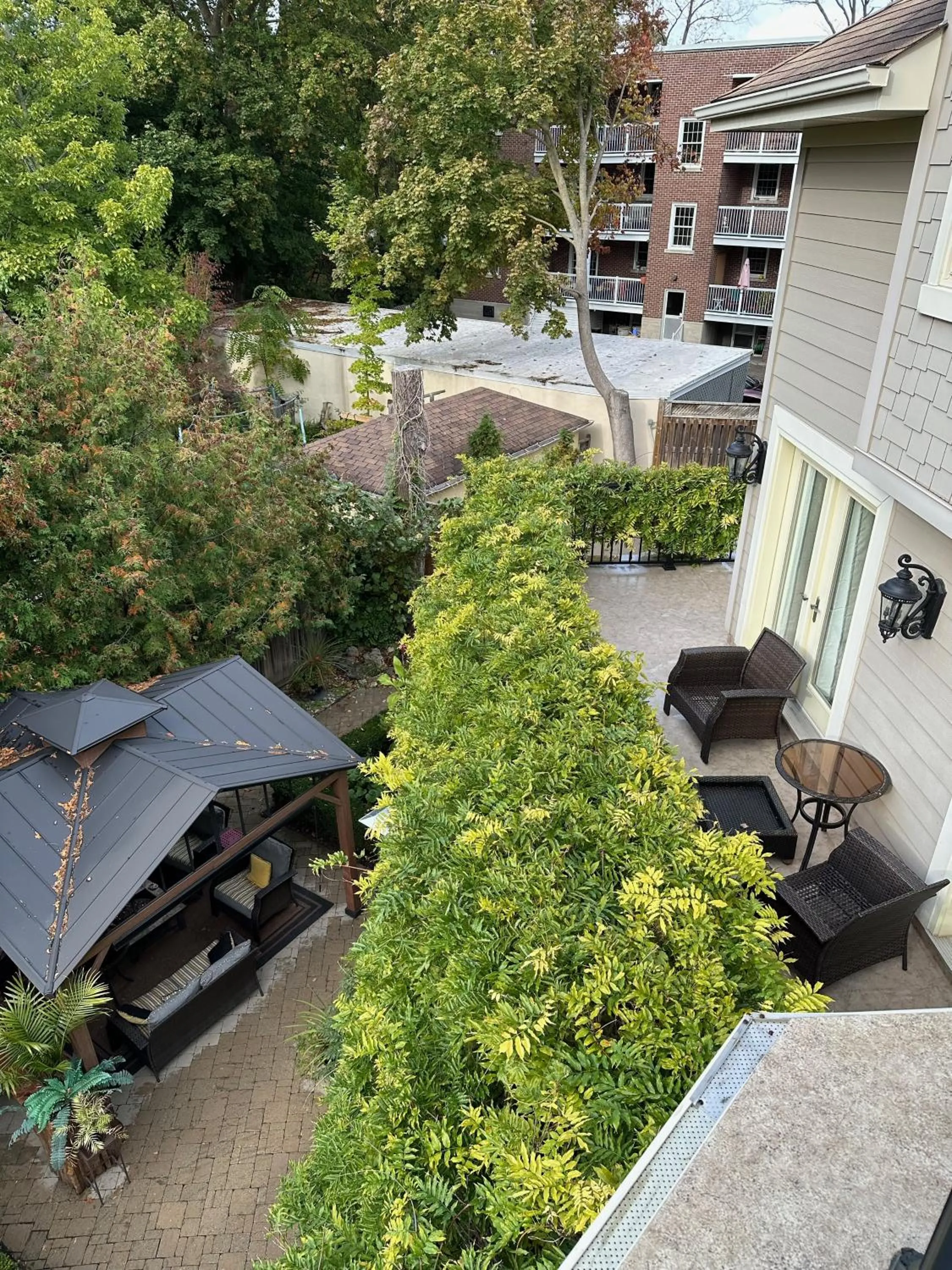 Garden view in Norfolk Guest House Inn