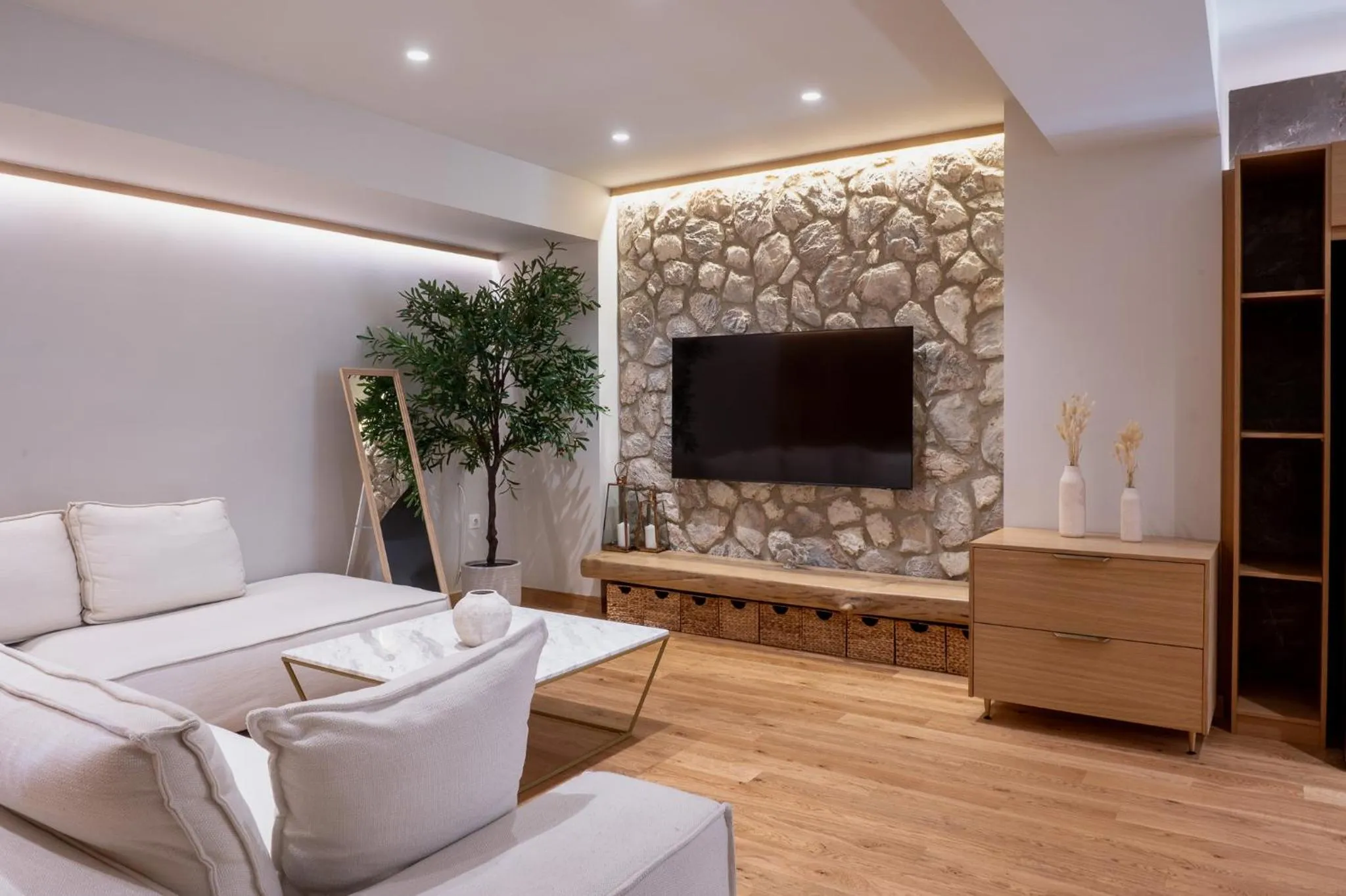 Living room in Num Suites & Lofts Athens