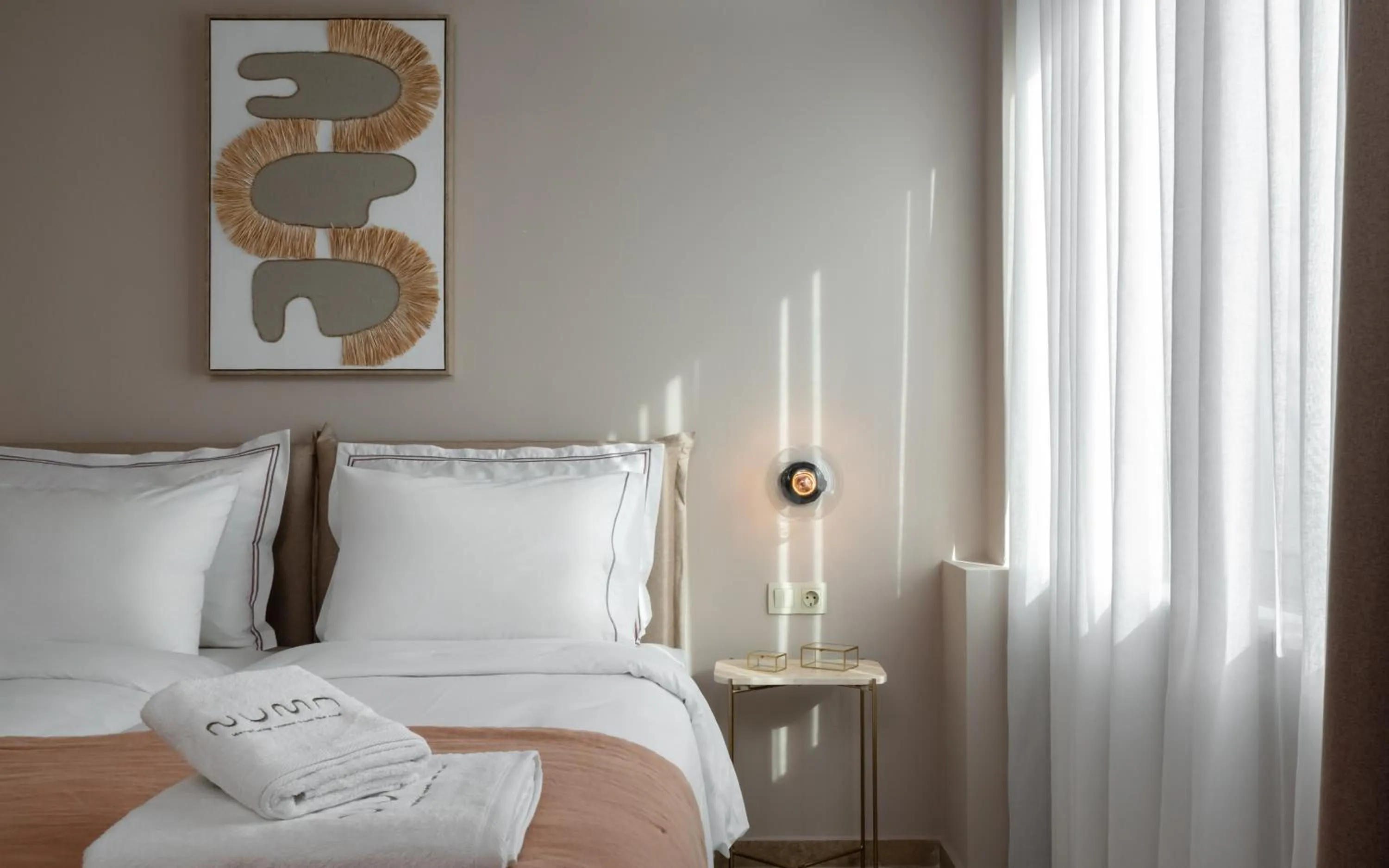 Bed in Num Suites & Lofts Athens