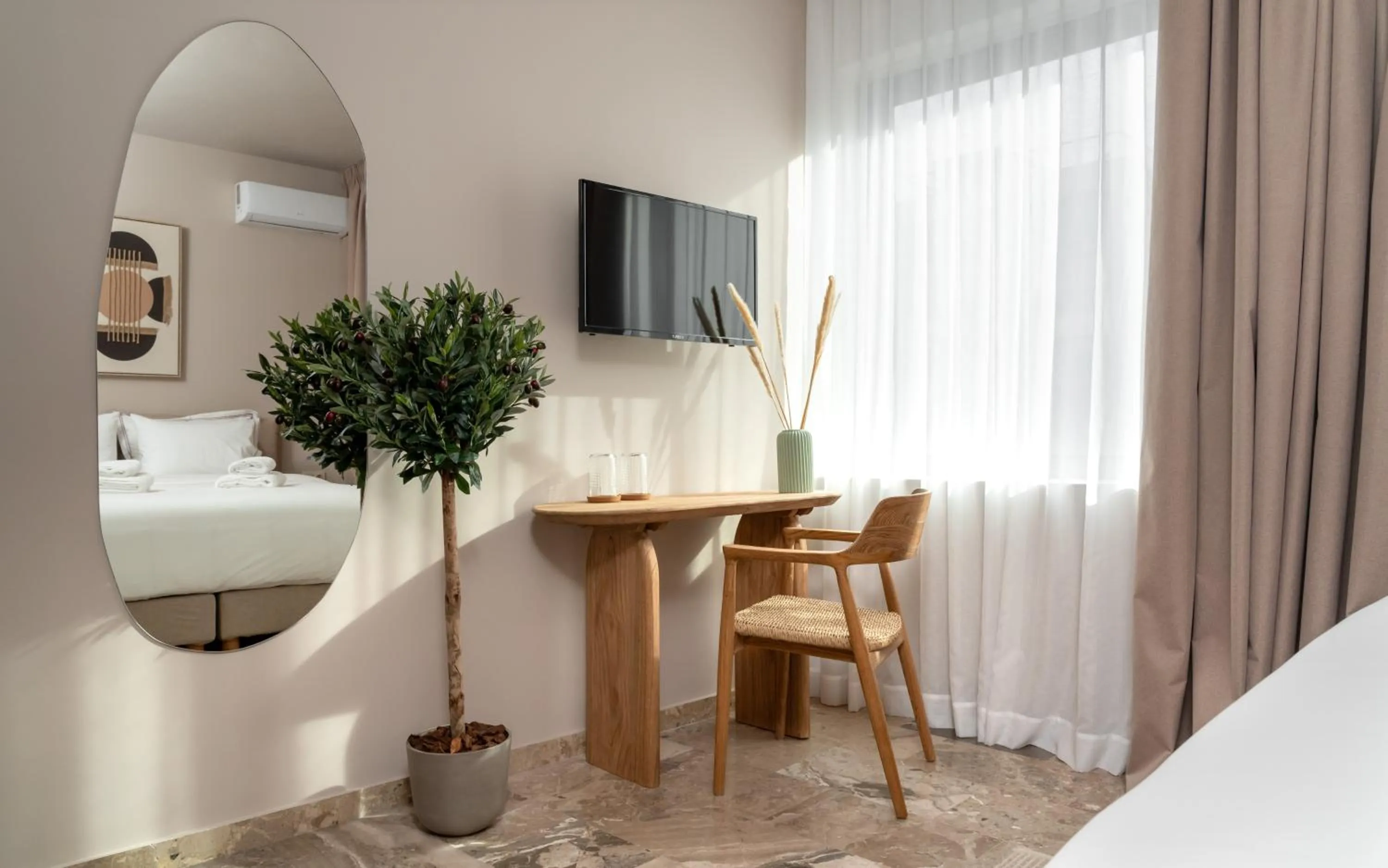 Bed in Num Suites & Lofts Athens