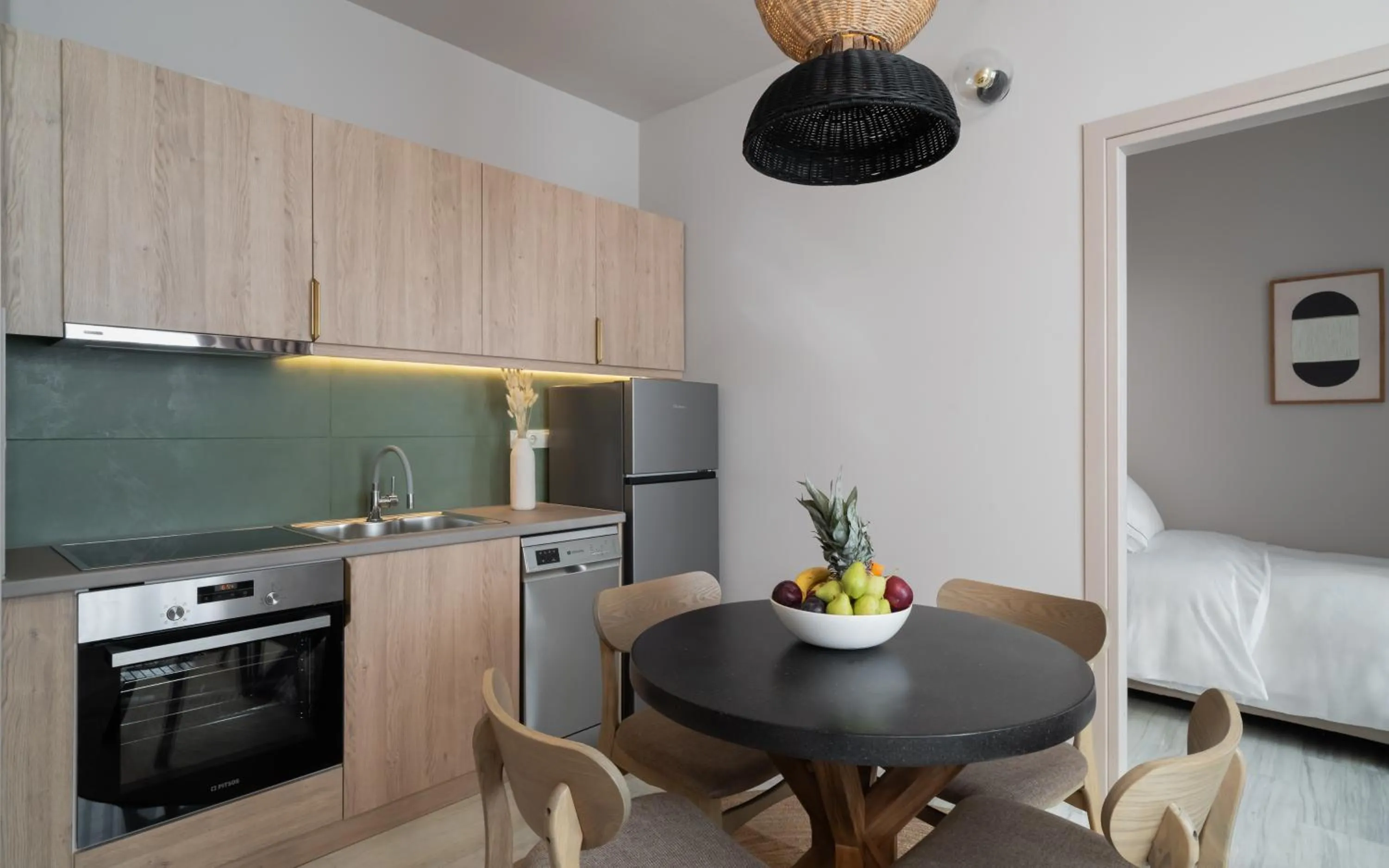 Kitchen or kitchenette in Num Suites & Lofts Athens