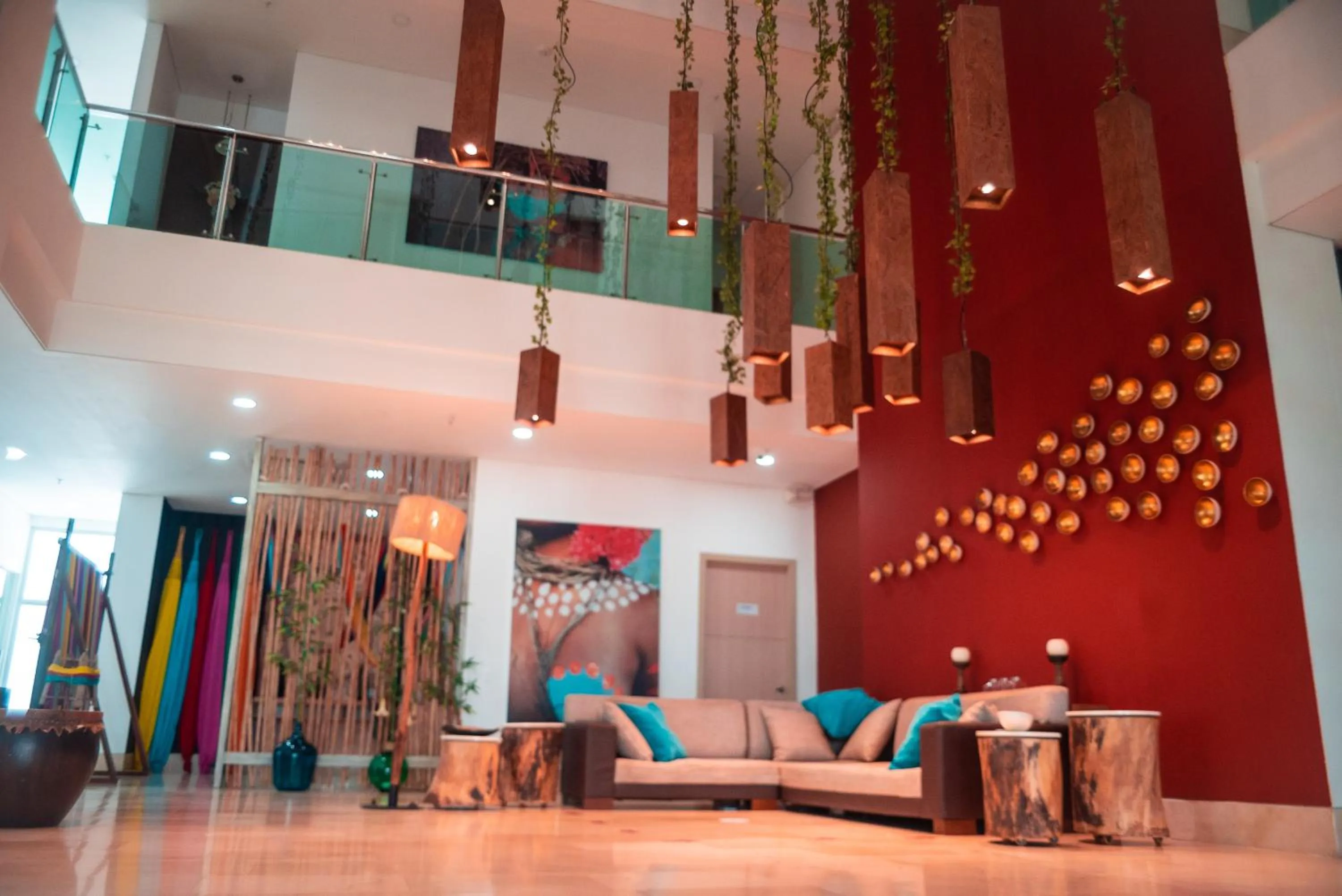 Lobby or reception in Hotel Unión Plaza