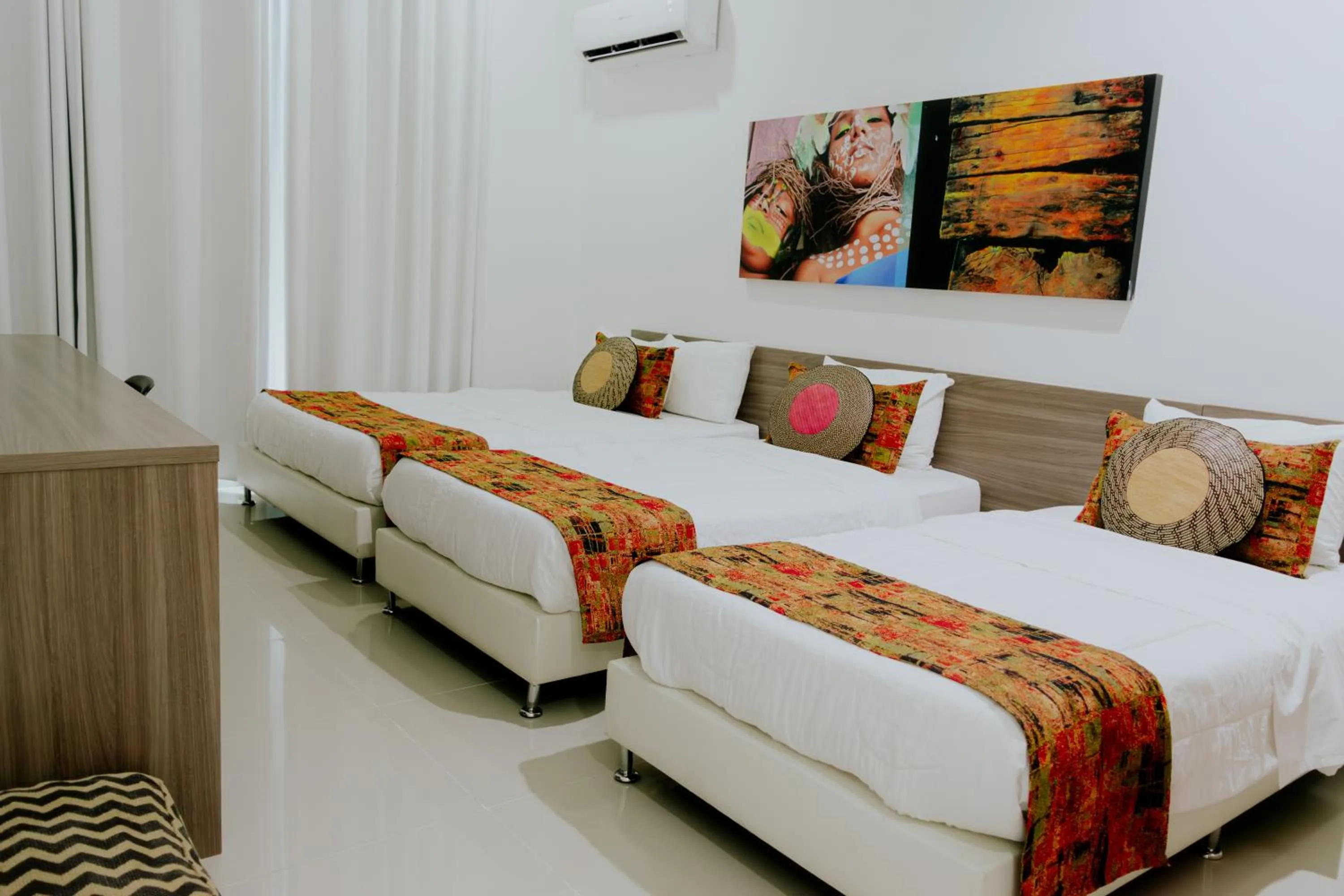 Bed in Hotel Unión Plaza