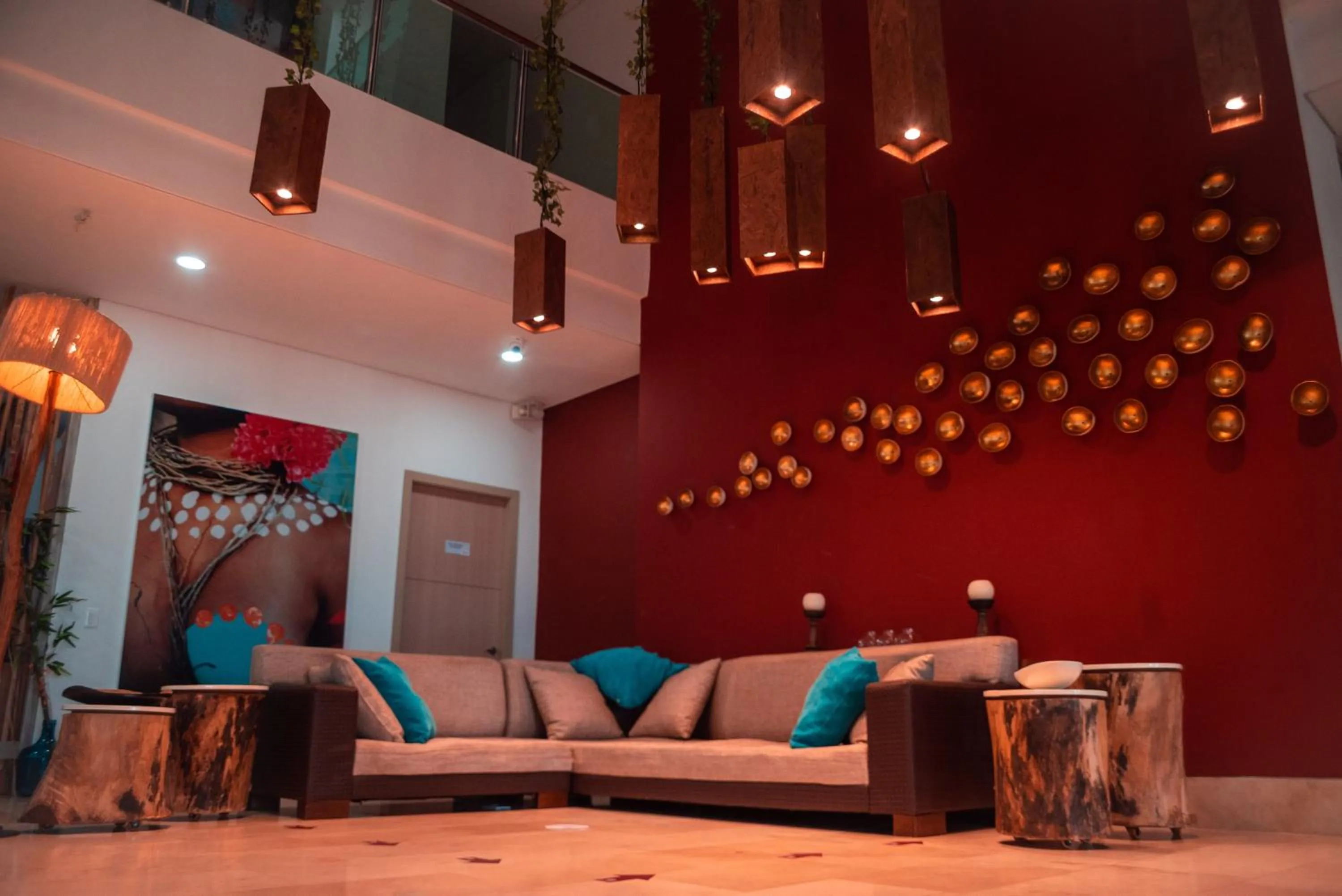 Living room in Hotel Unión Plaza