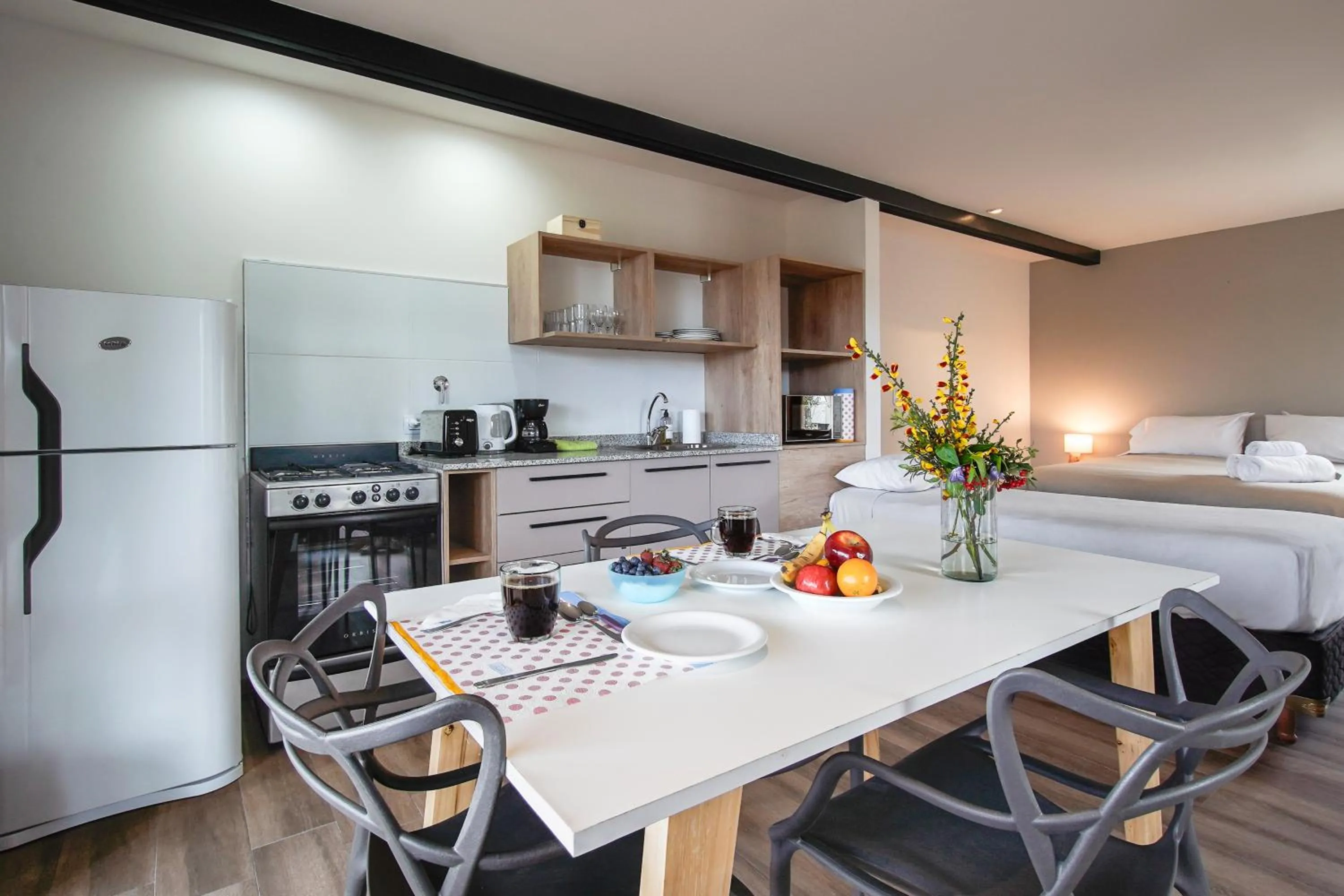 Kitchen or kitchenette in Luna Llena Dina Huapi