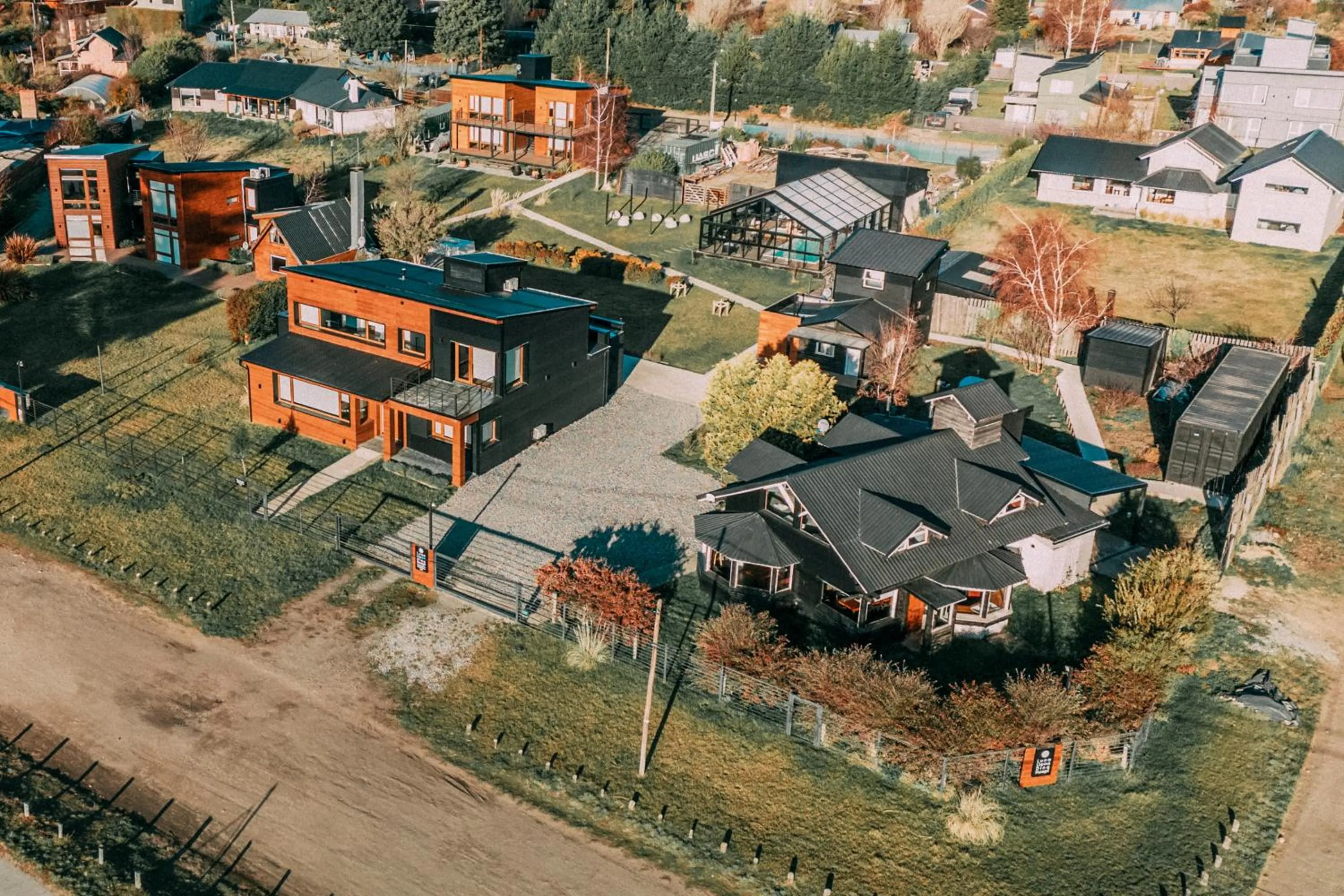 Bird's eye view in Luna Llena Dina Huapi