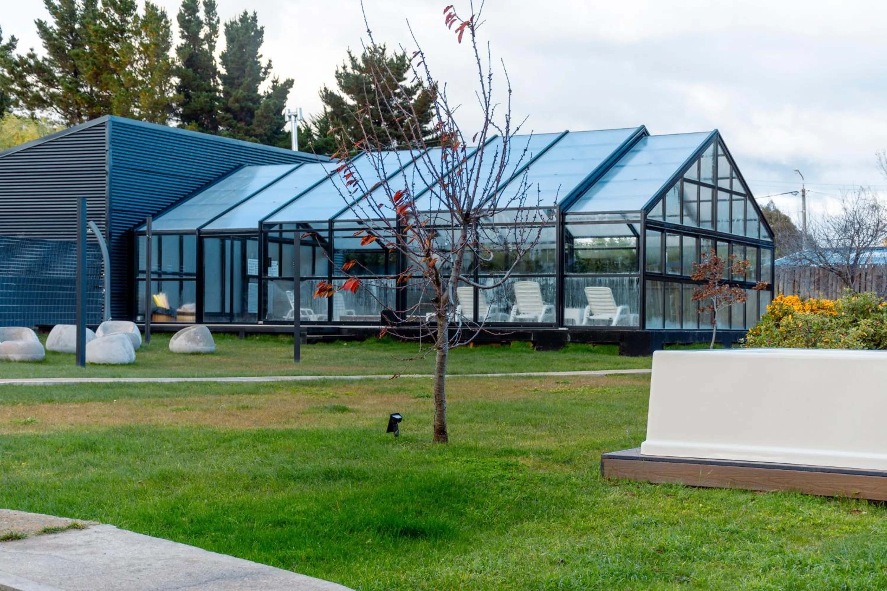 Swimming pool in Luna Llena Dina Huapi