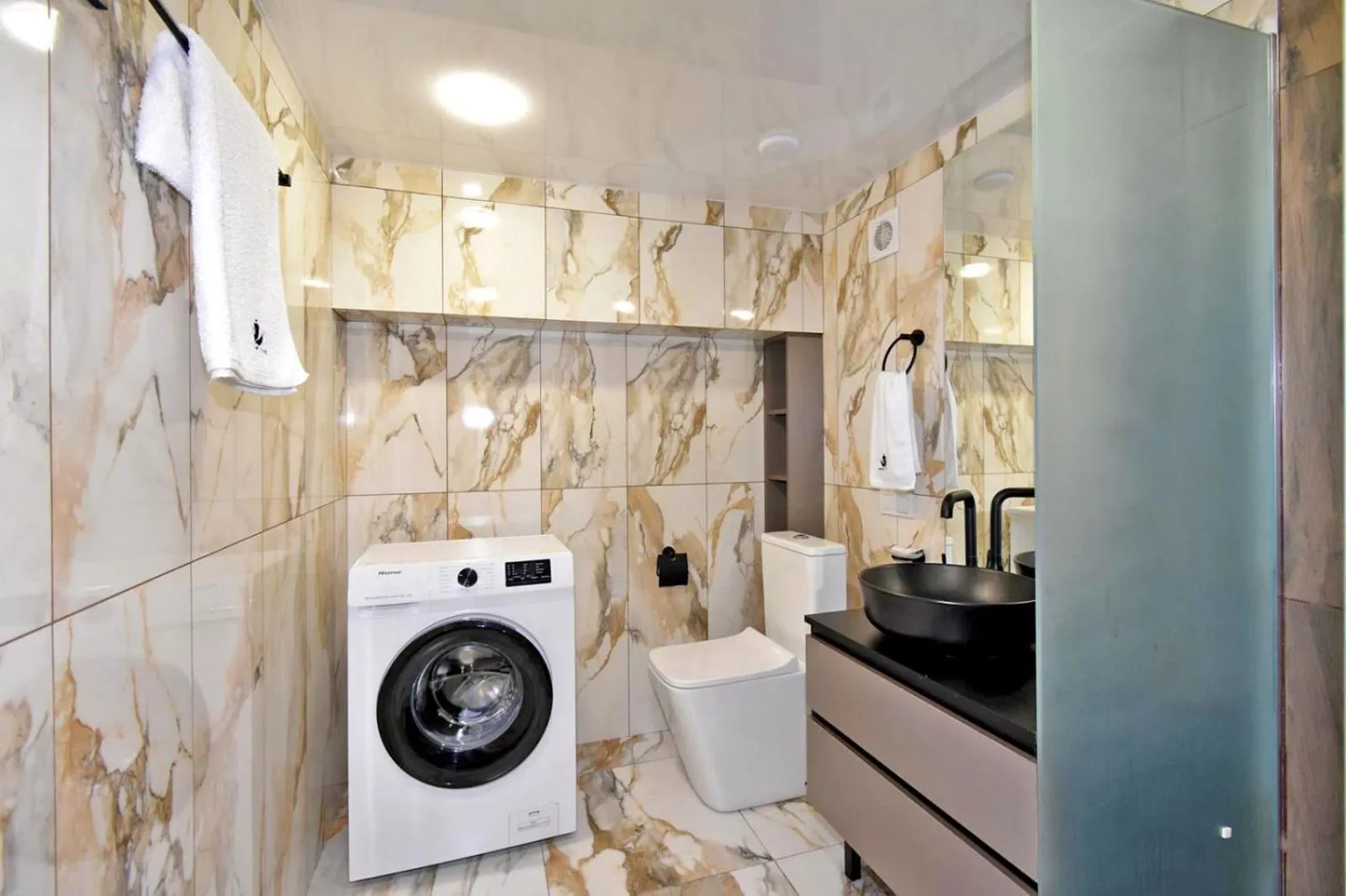 Bathroom in Yerevan, apartment in Aygestan