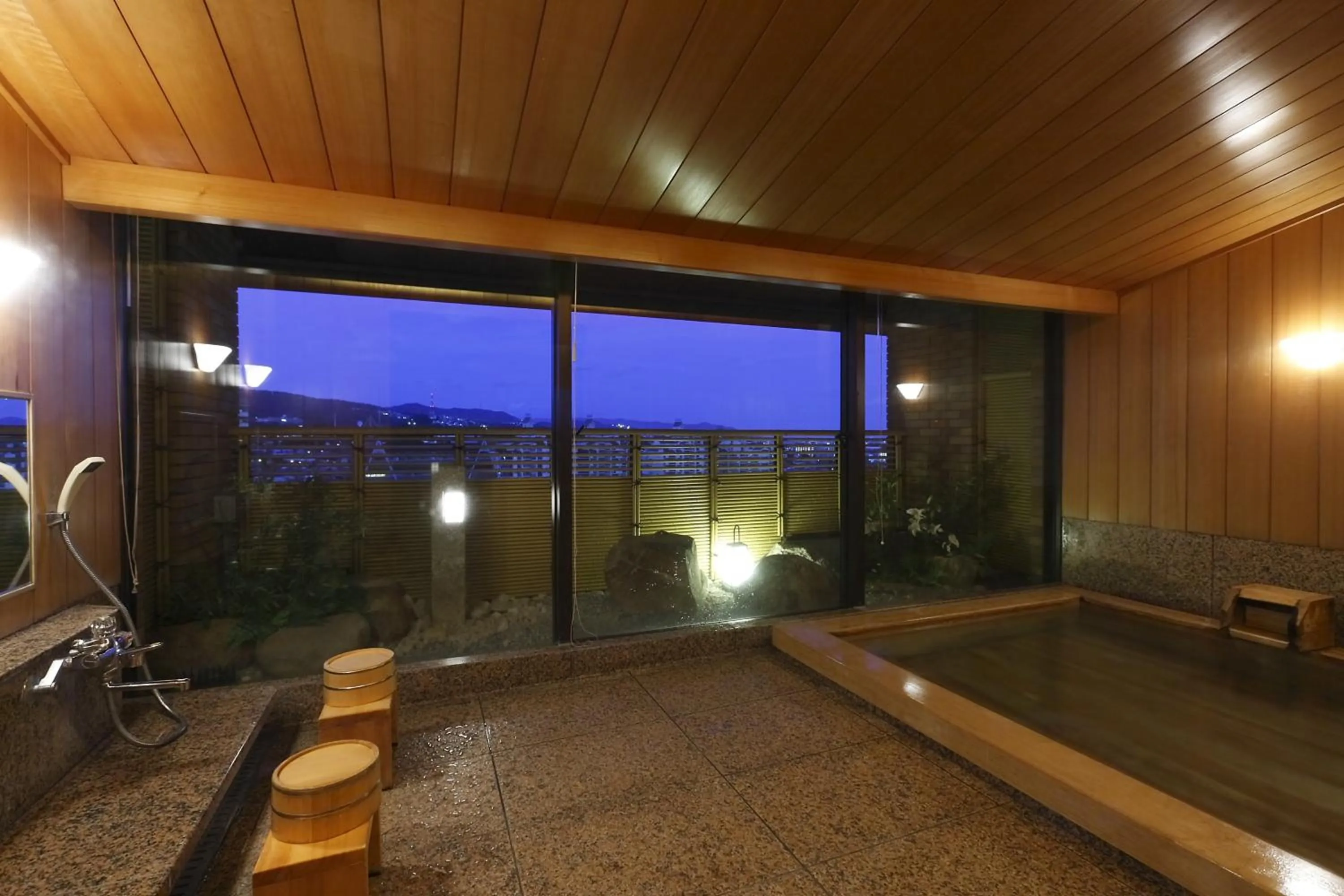 Hot Spring Bath in Hotel Wakamizu