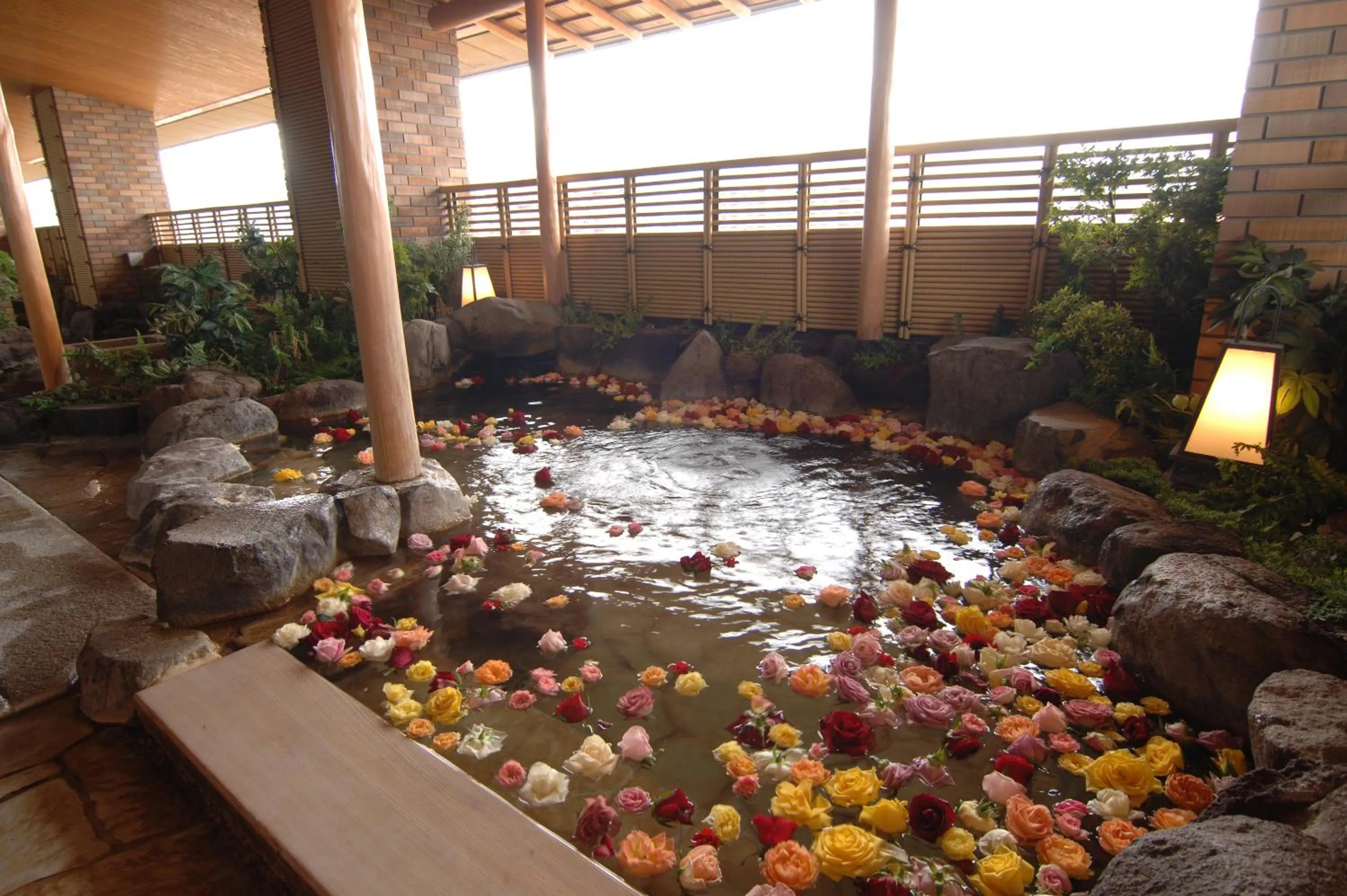 Hot Spring Bath in Hotel Wakamizu
