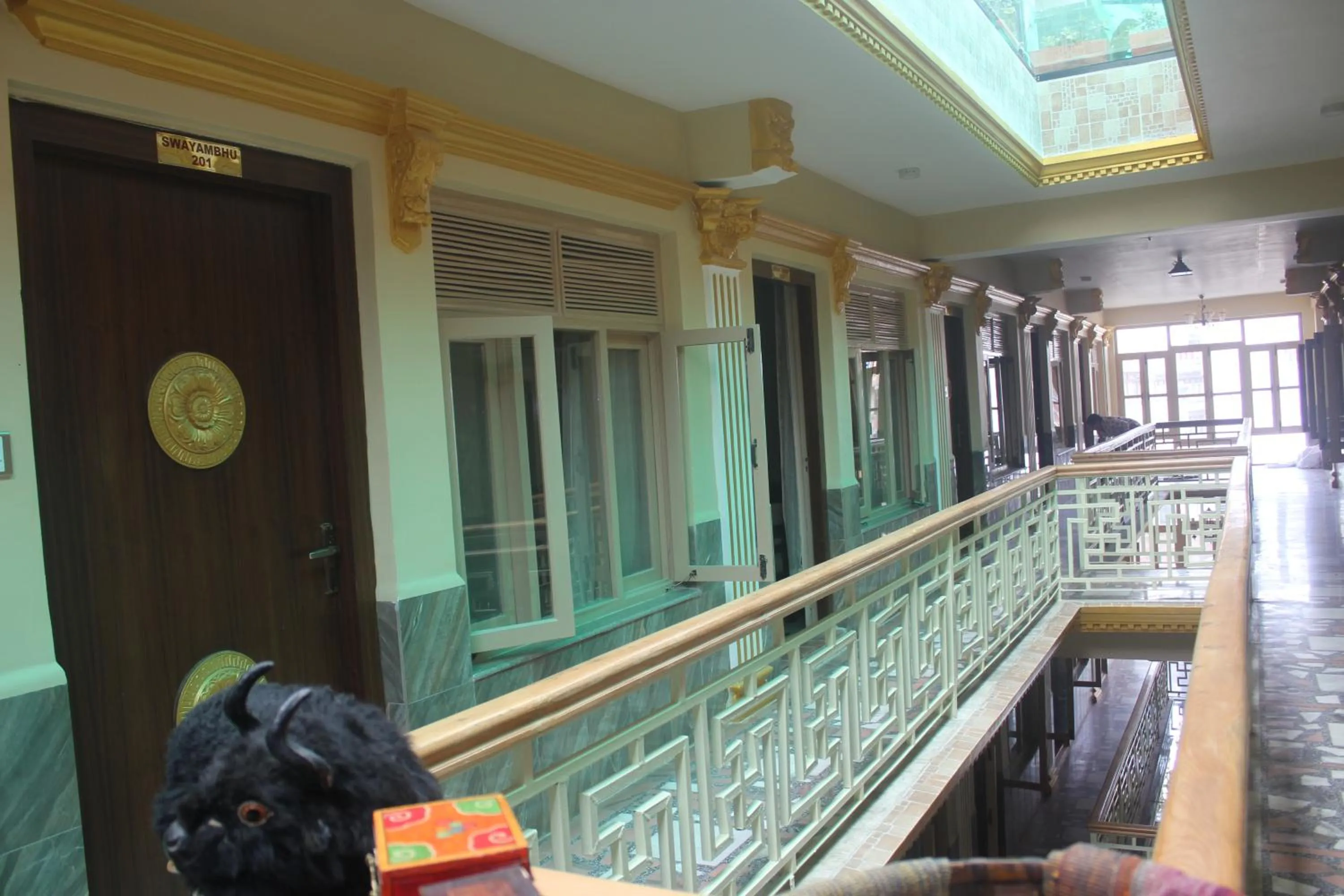 Facade/entrance in Boudha Stupa View Guest House