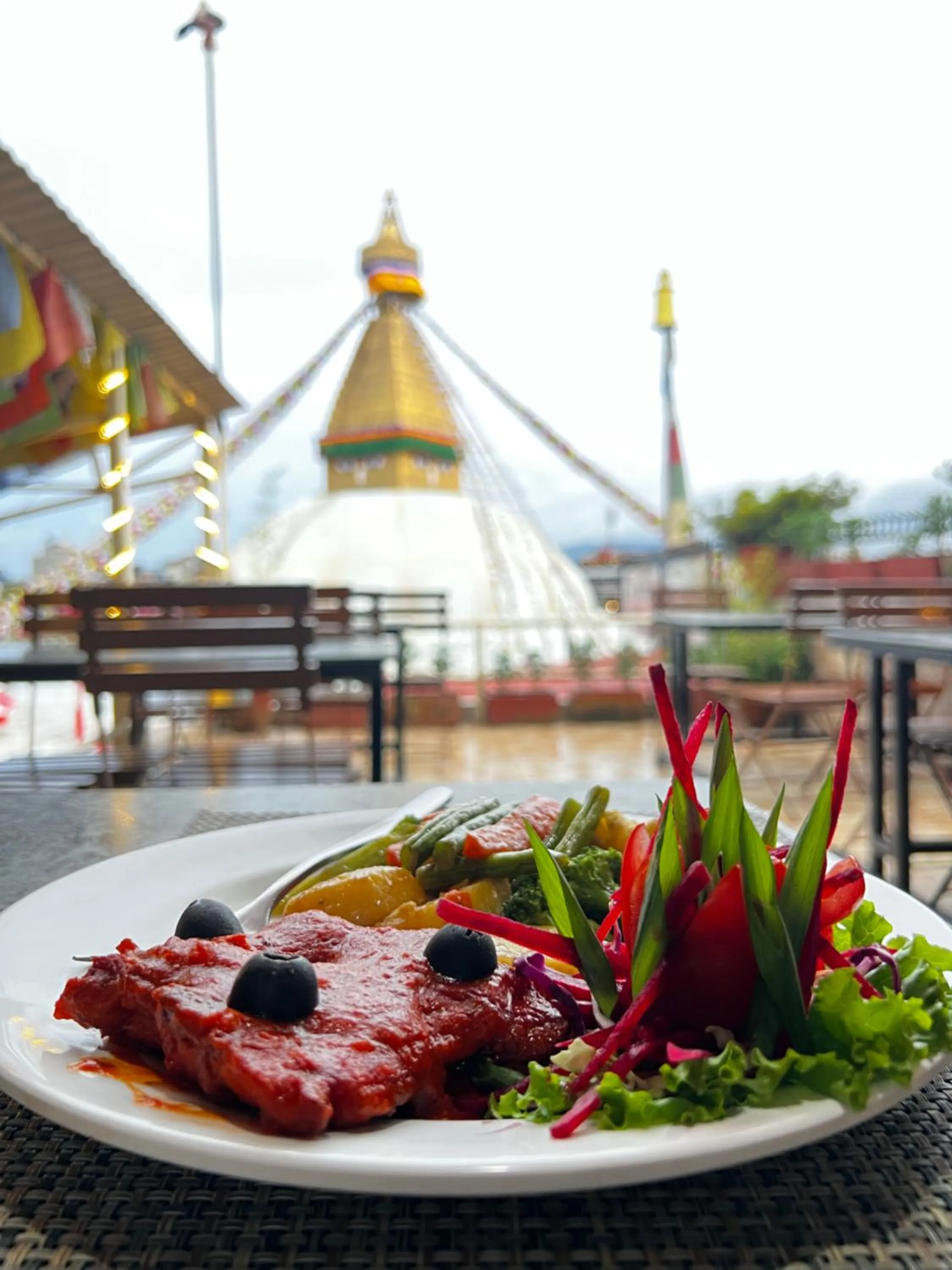 Restaurant/places to eat in Boudha Stupa View Guest House