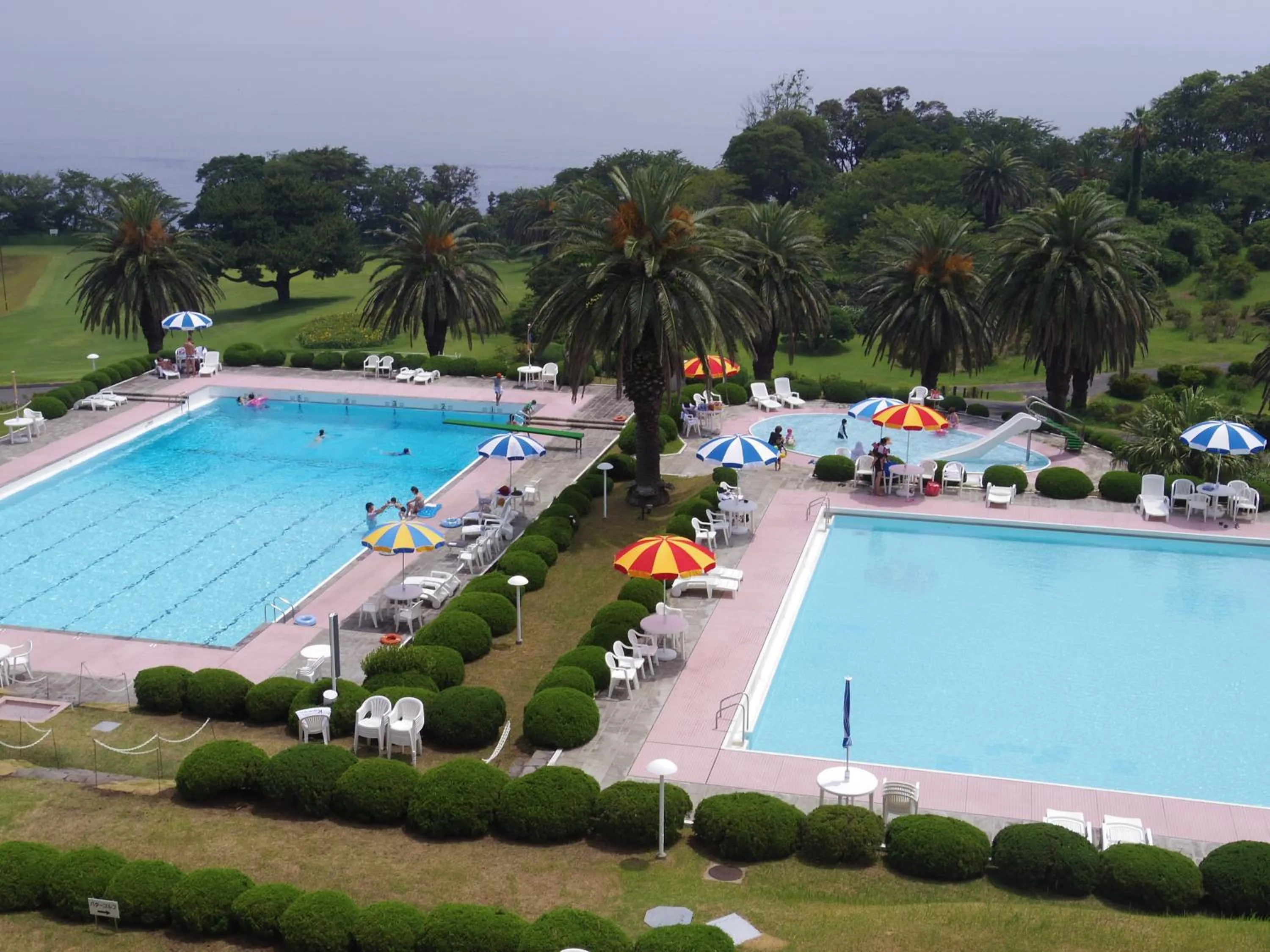 Pool view in Kawana Hotel