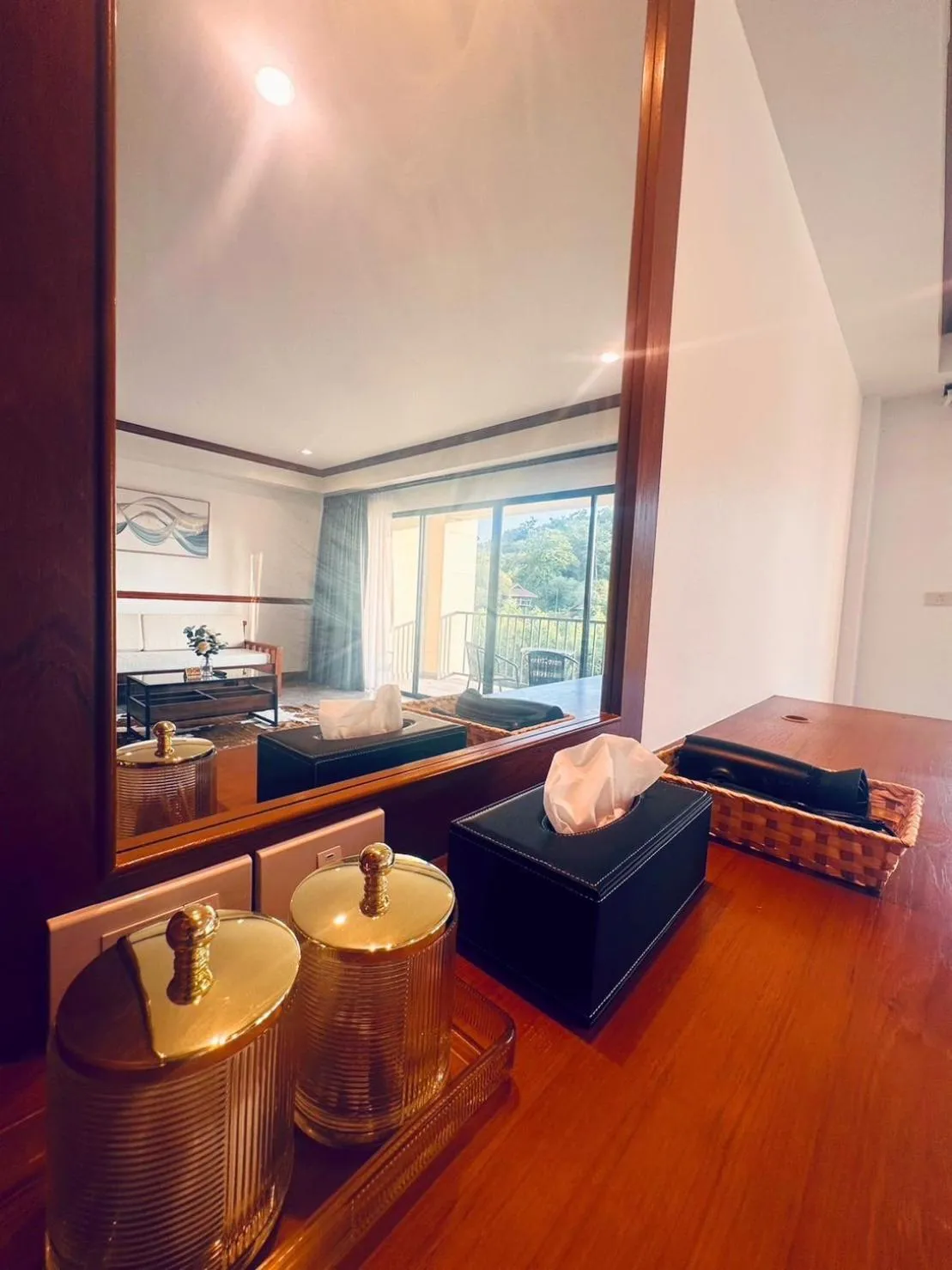 Living room, Bed in Ocean Pie Phuket - Adult Only