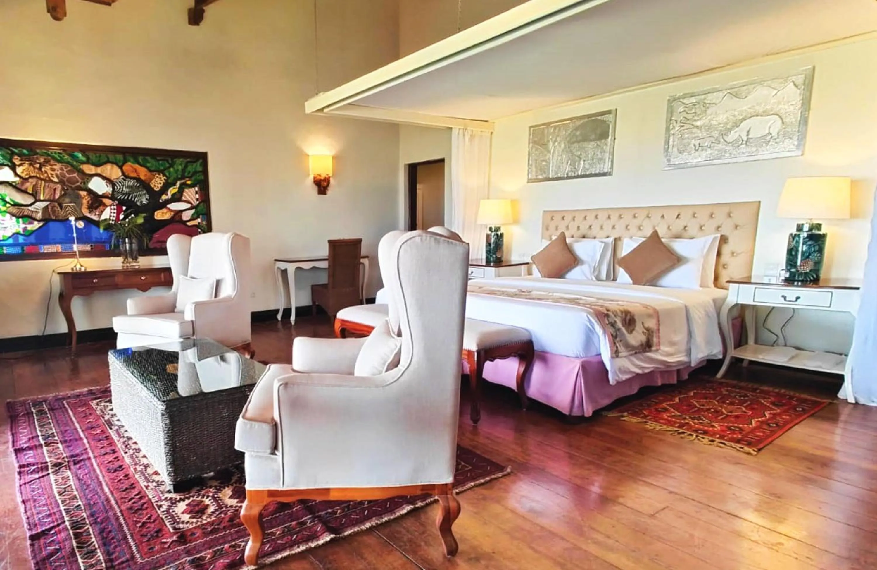 Bedroom, Bed in Kibo Villa Amboseli