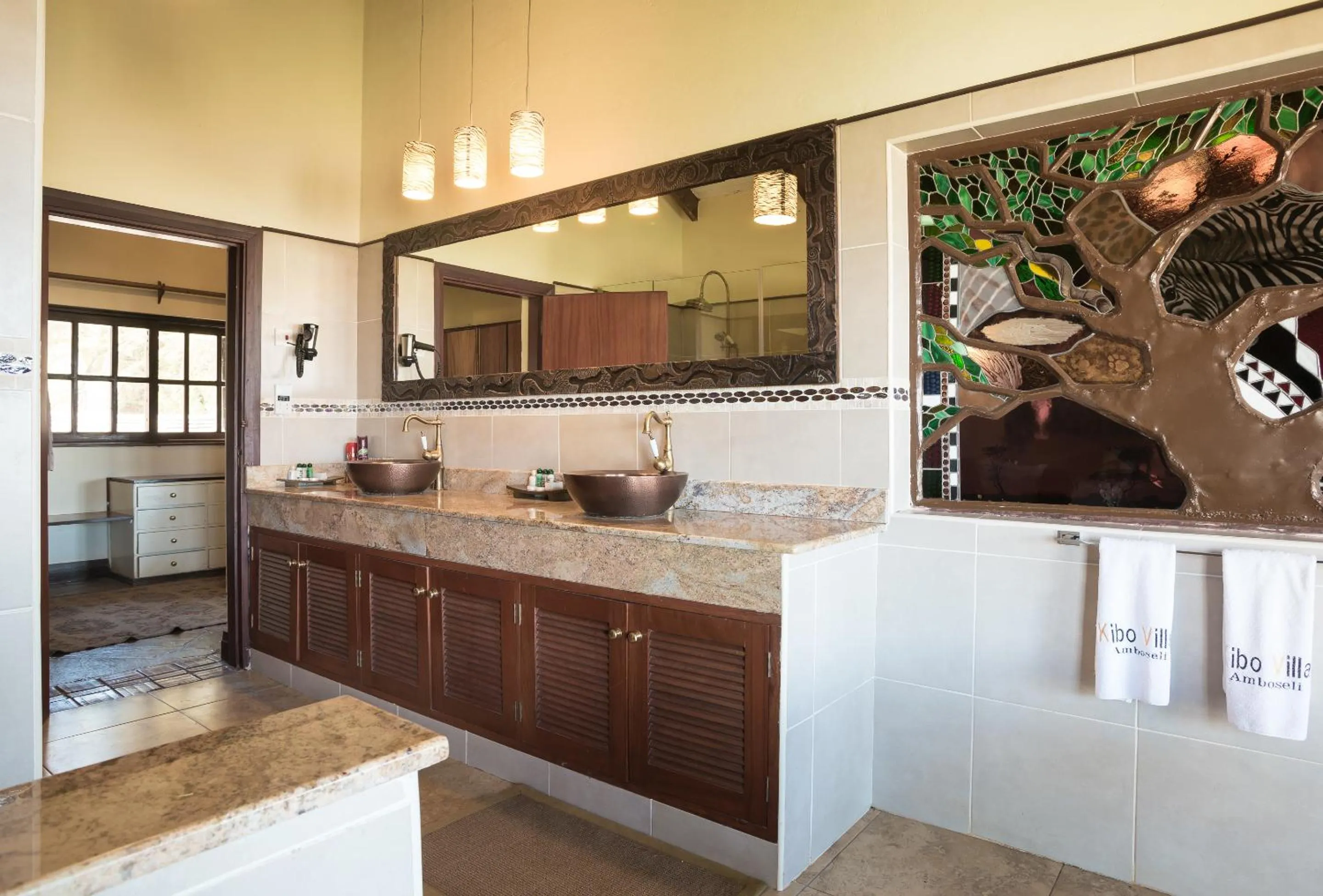 Bathroom in Kibo Villa Amboseli