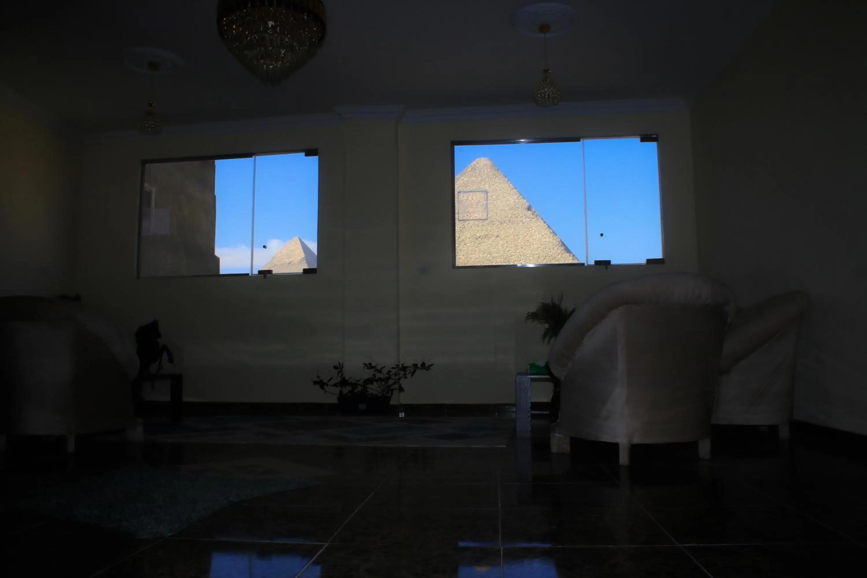 Living room in Energy Of Pyramid Hotel