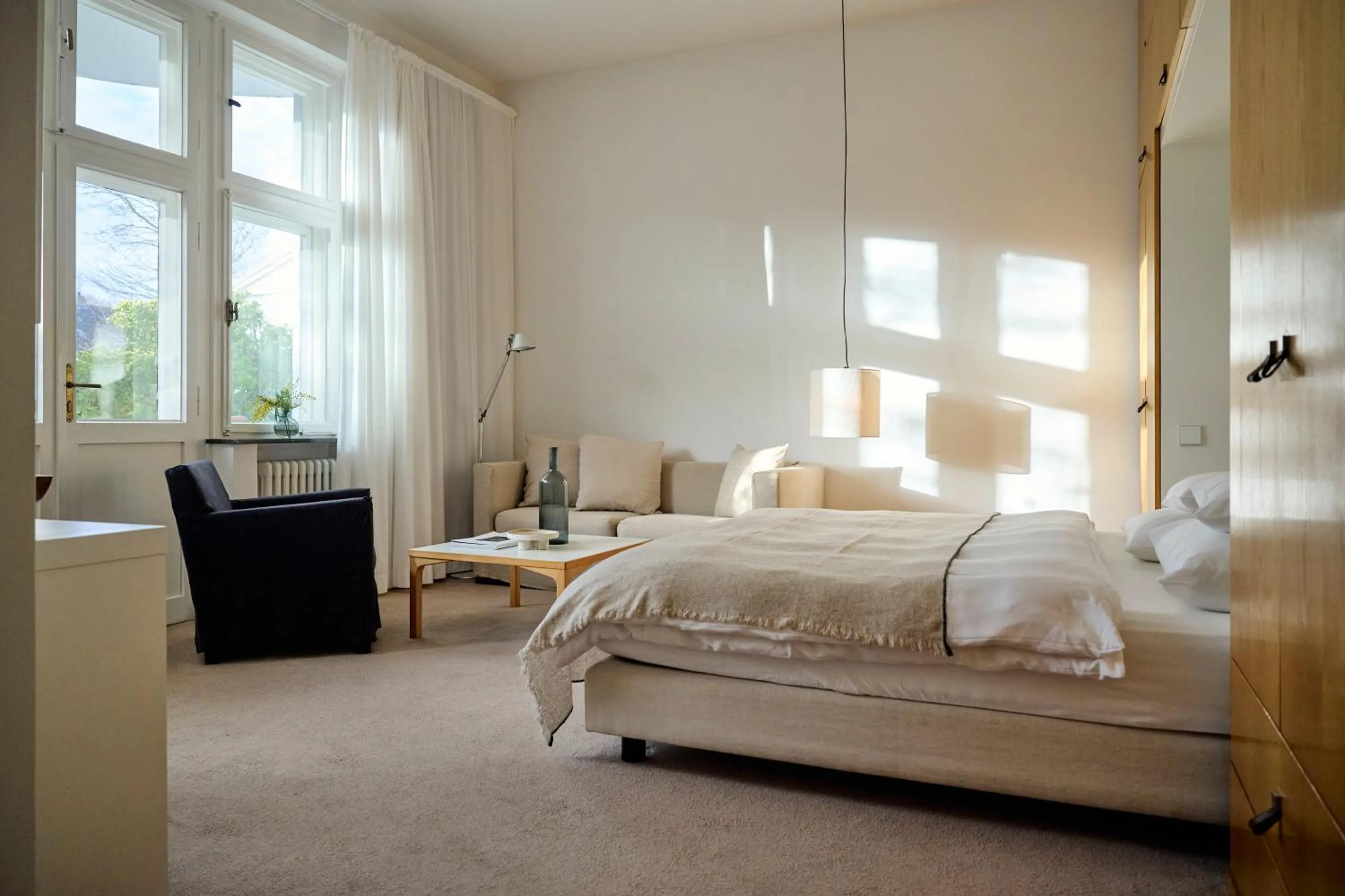 Photo of the whole room, Bed in Hotel Haus Norderney